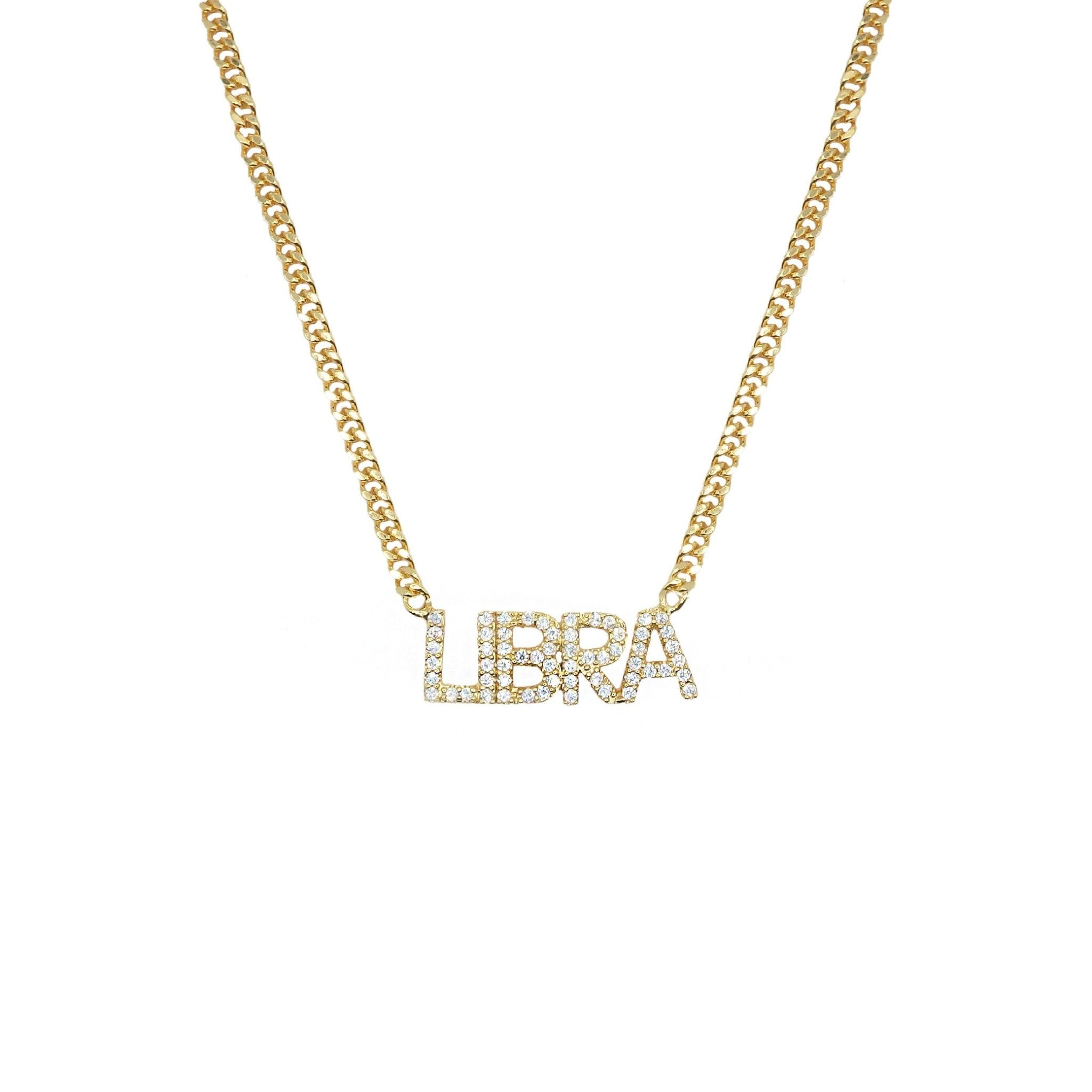 ICED ZODIAC NECKLACE - BLINGZ