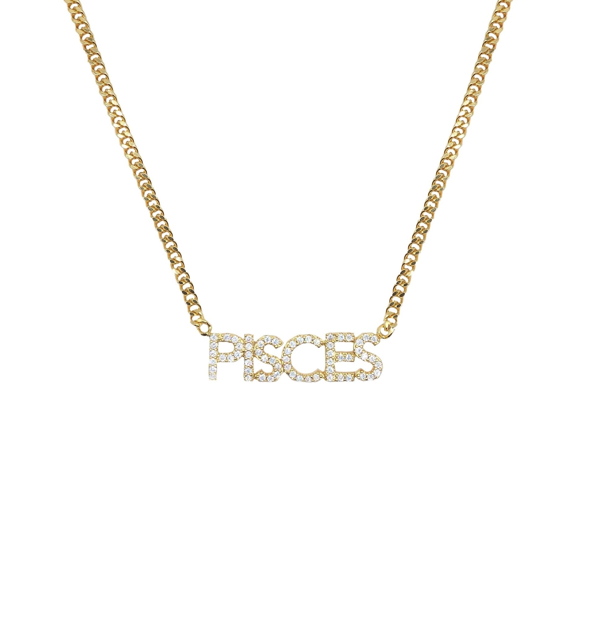 ICED ZODIAC NECKLACE - BLINGZ