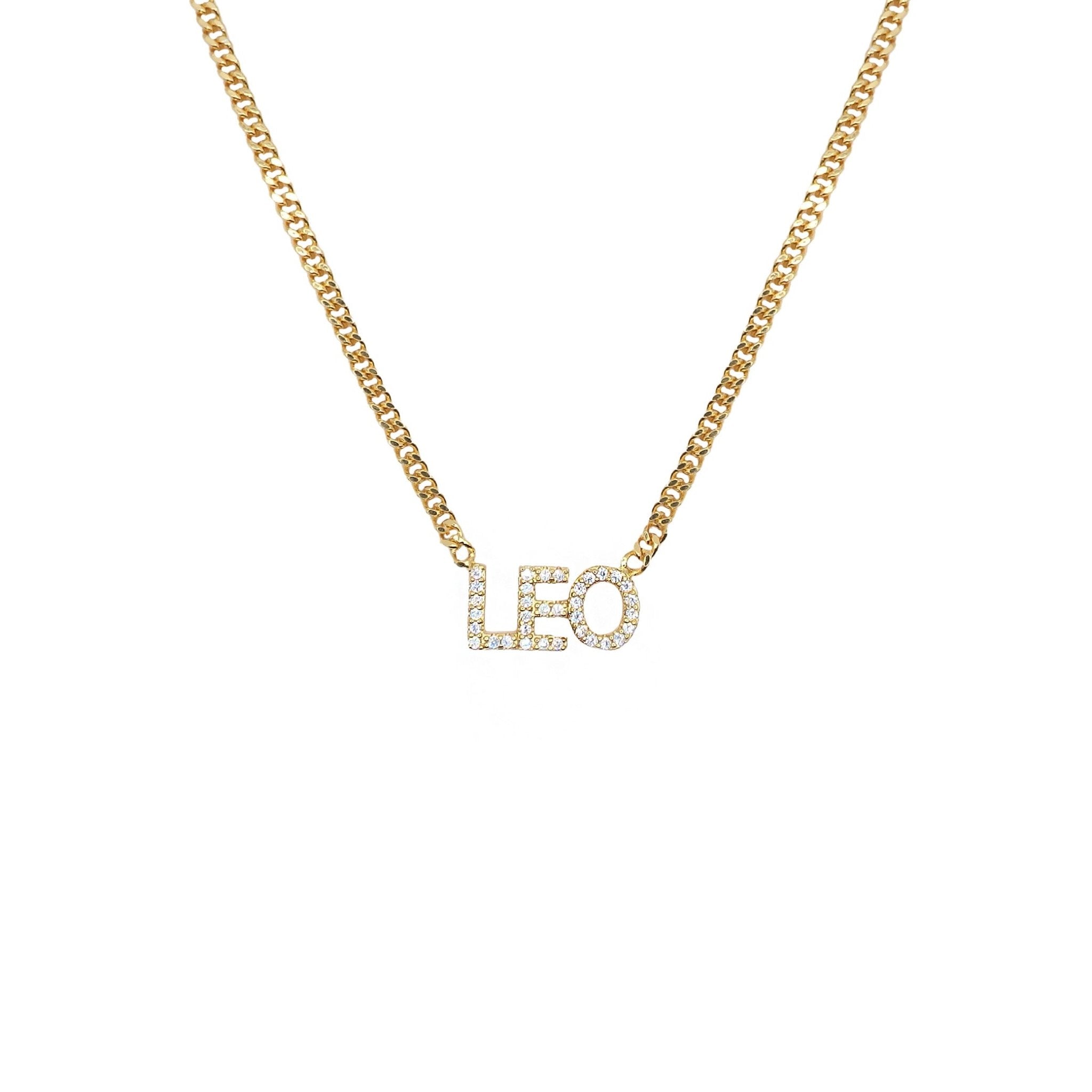 ICED ZODIAC NECKLACE - BLINGZ