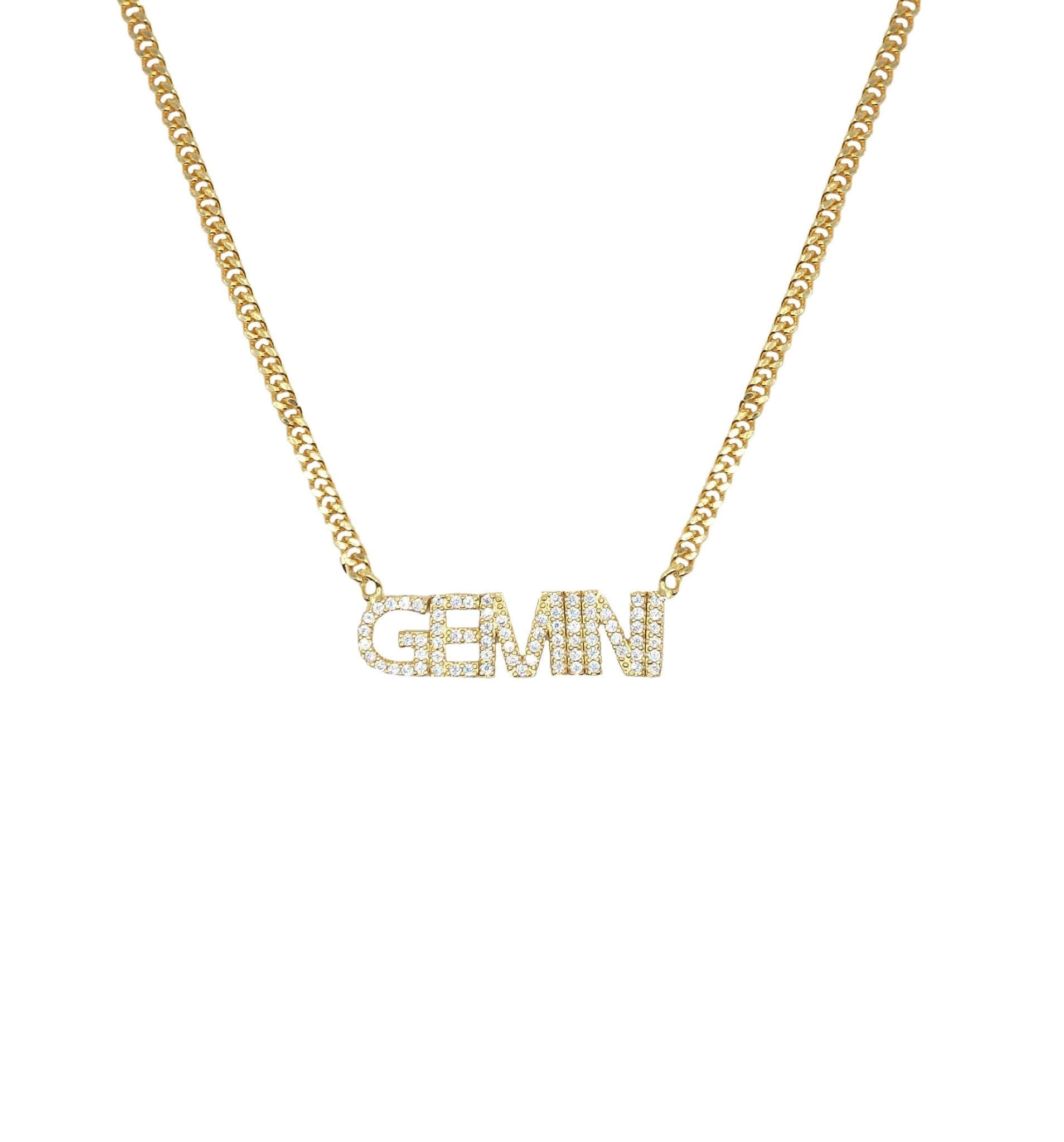 ICED ZODIAC NECKLACE - BLINGZ