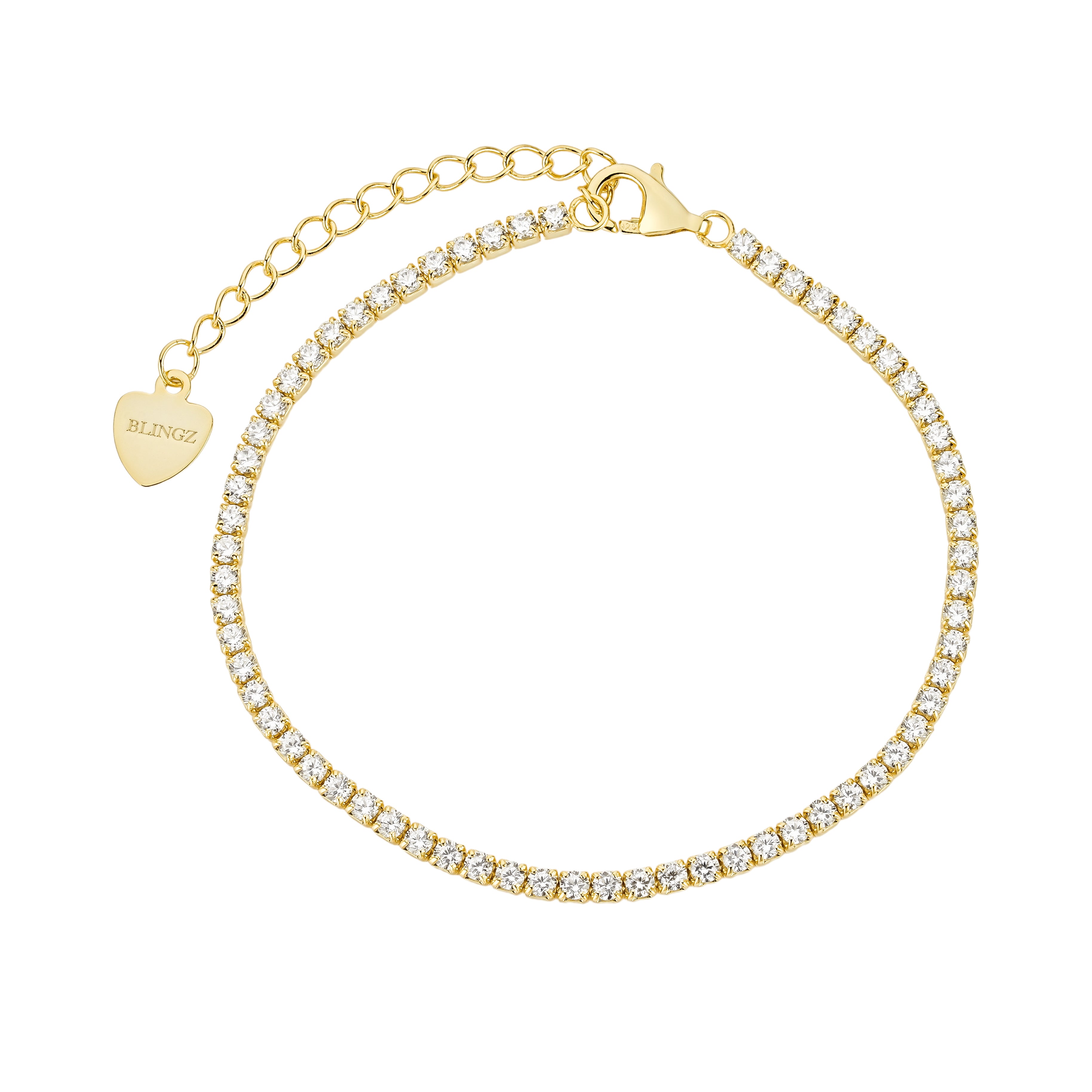 NADINE TENNIS BRACELET - GOLD