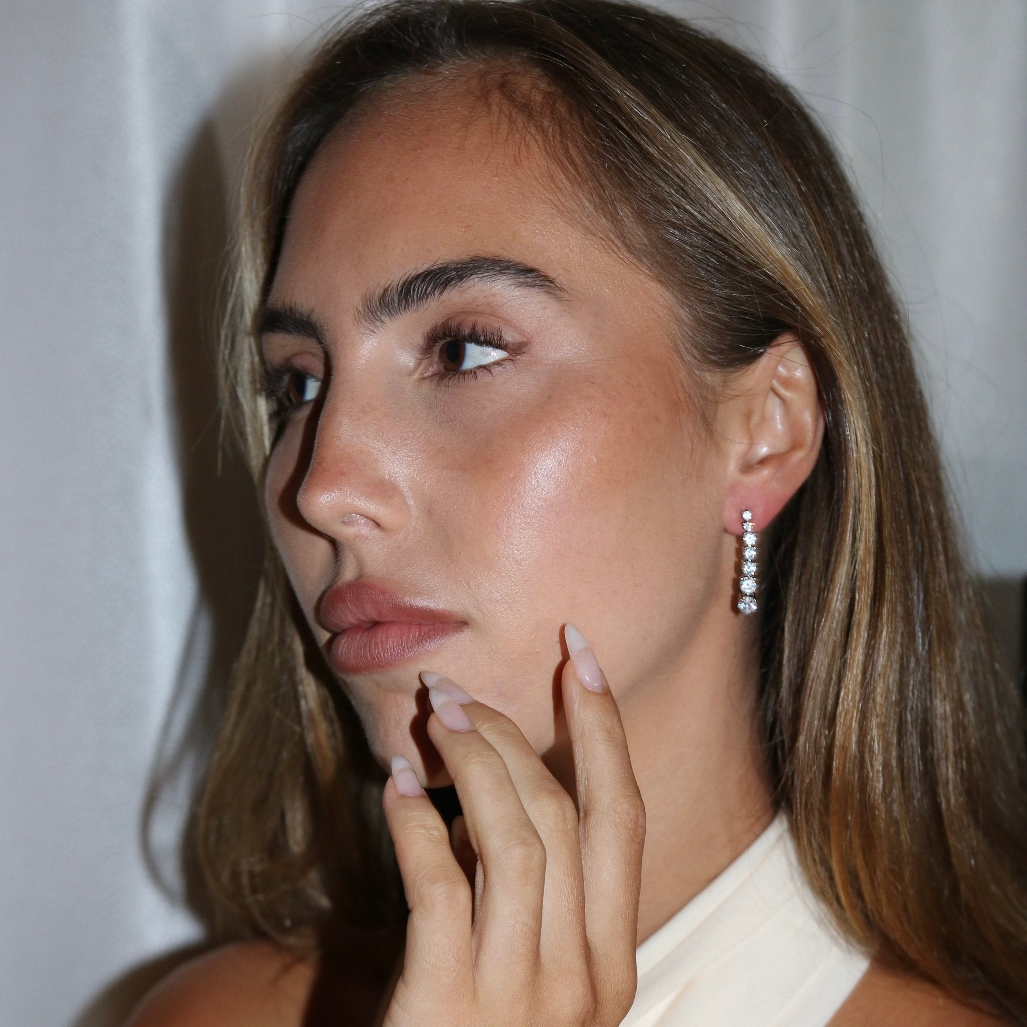 JELENA EARRINGS - SILVER - BLINGZ