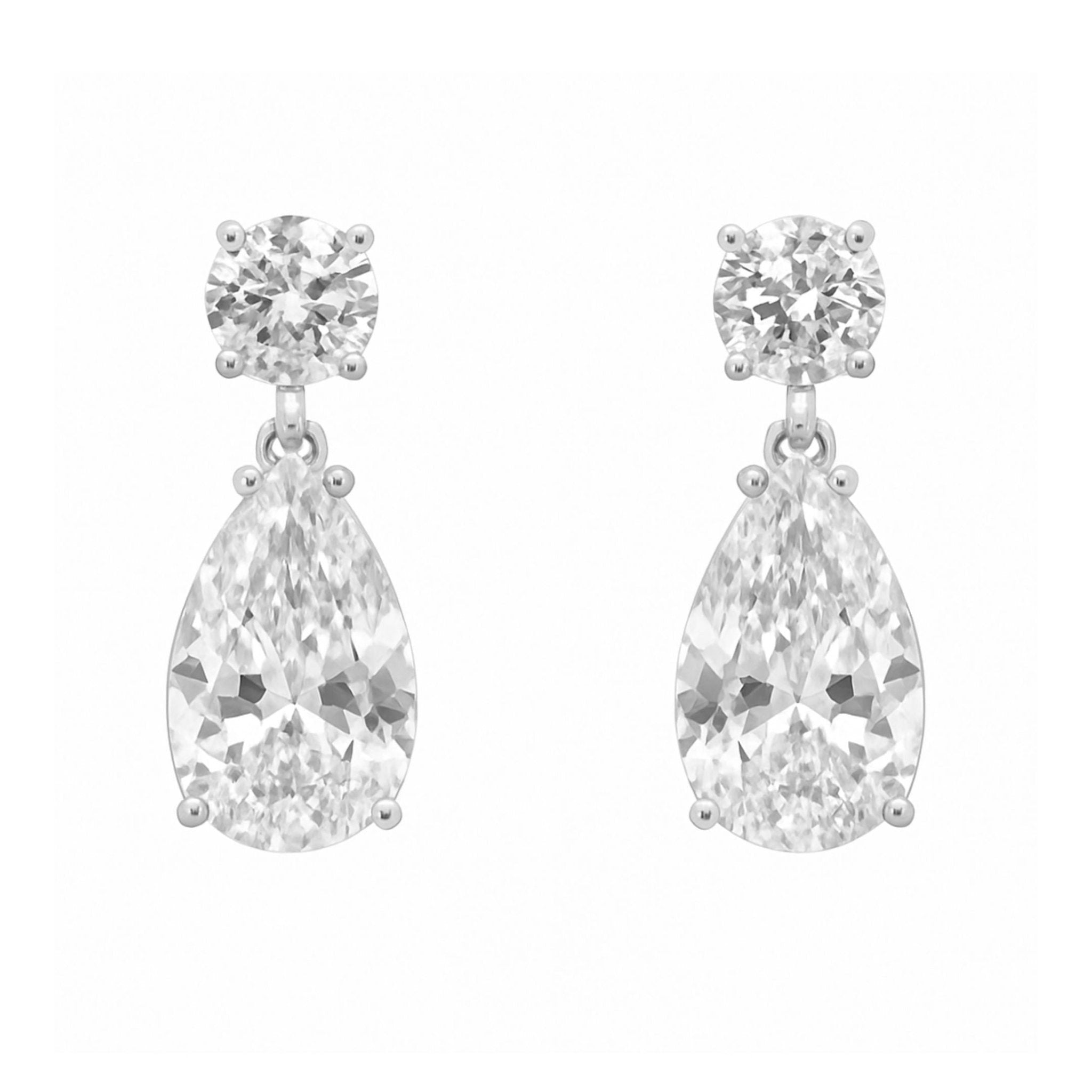KATE EARRINGS - SILVER - BLINGZ