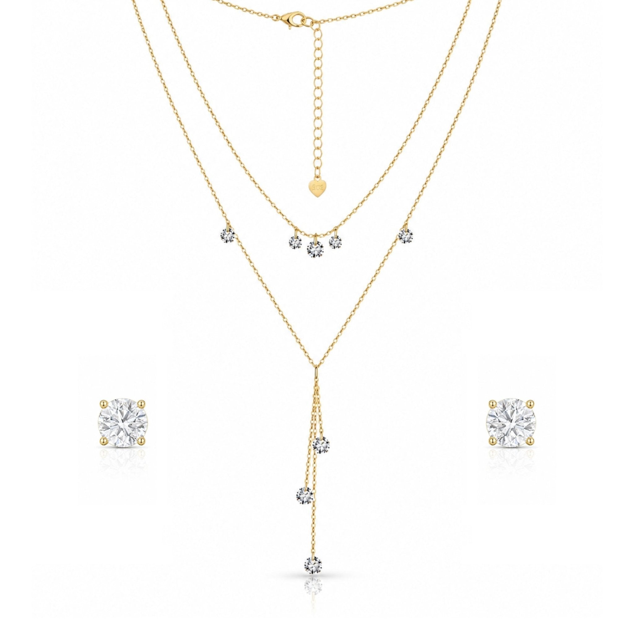 LUCIA & MINI STASIJA SET - GOLD - BLINGZ