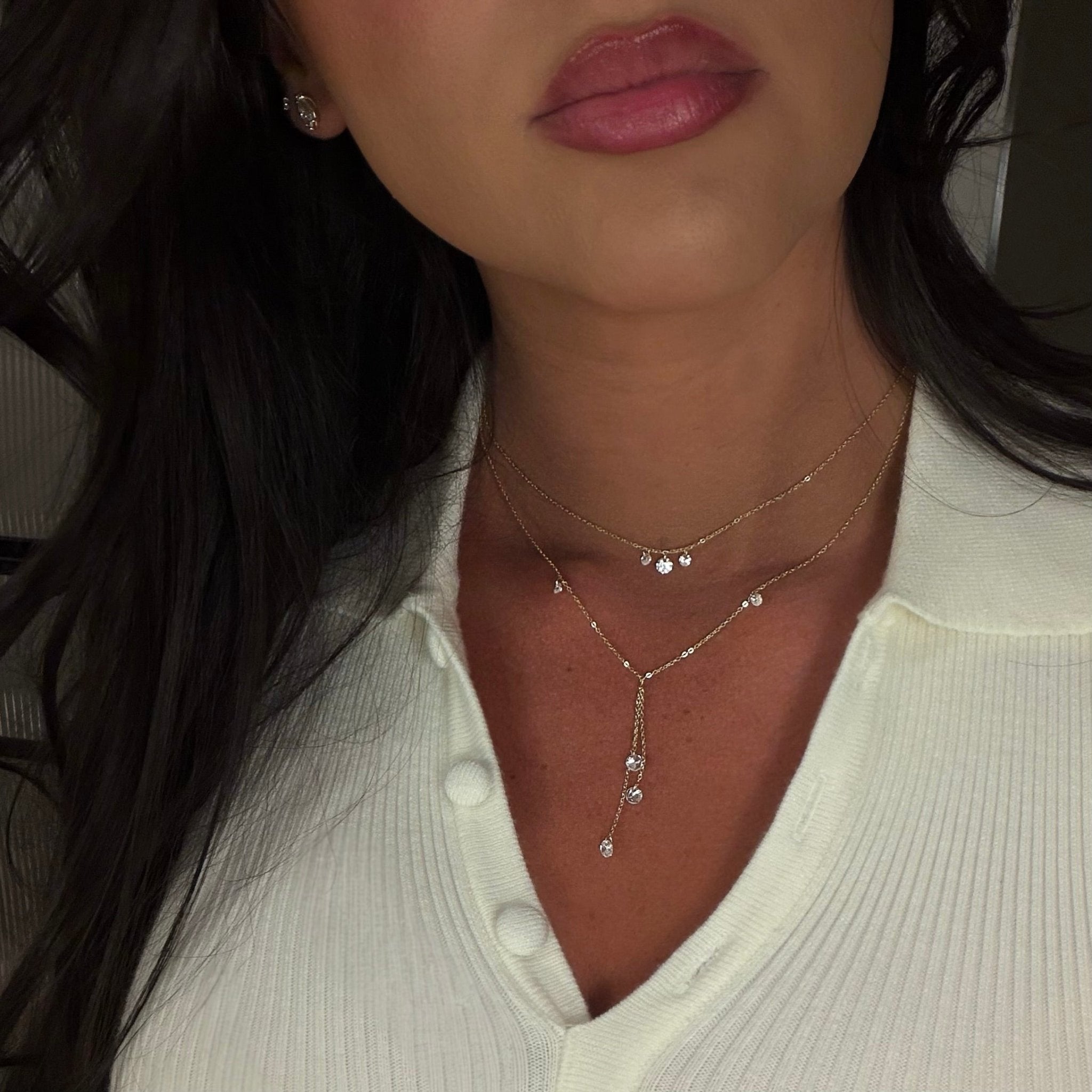 LUCIA NECKLACE - GOLD (Pre-Order, Aug 14) - BLINGZ
