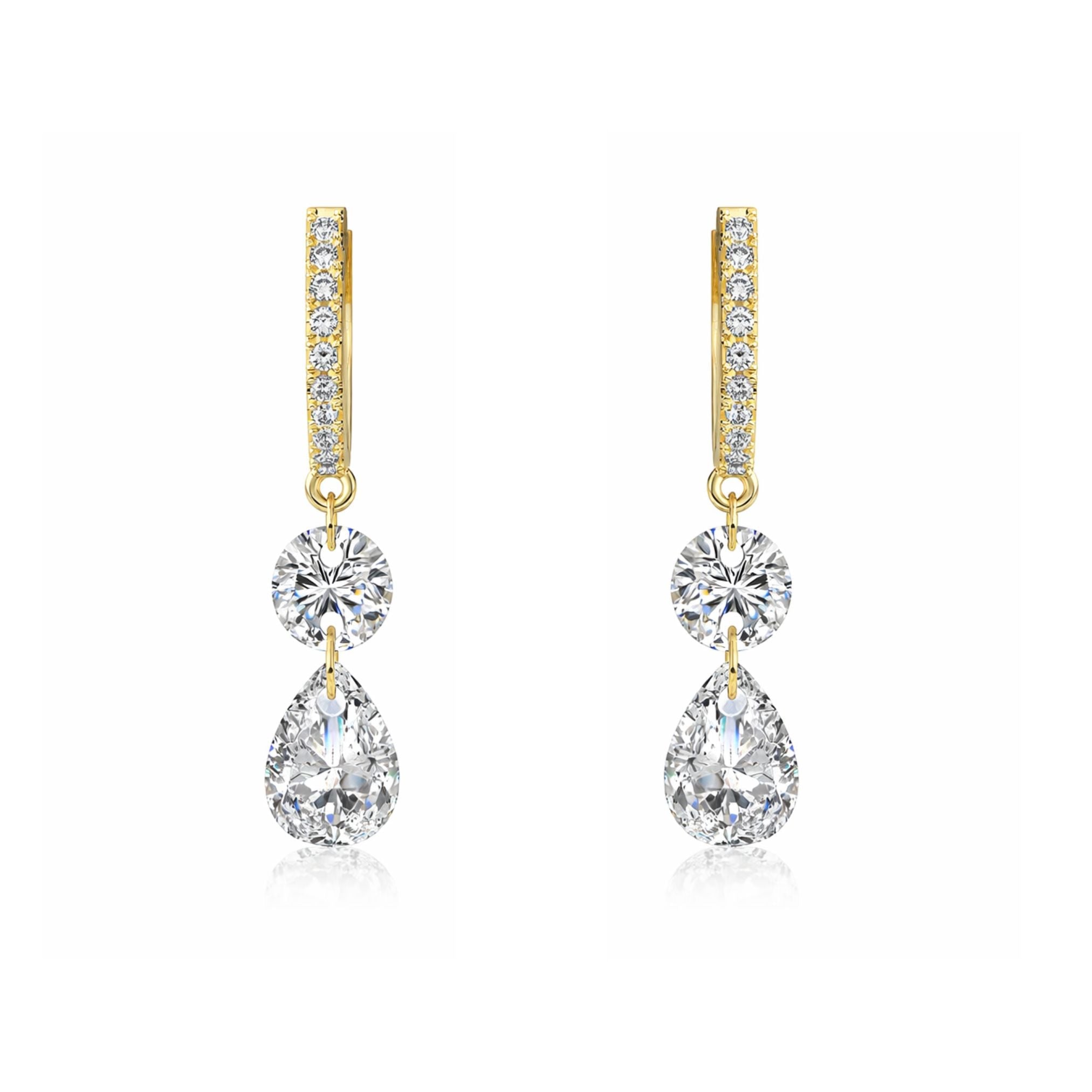 MADISON EARRINGS - GOLD - BLINGZ