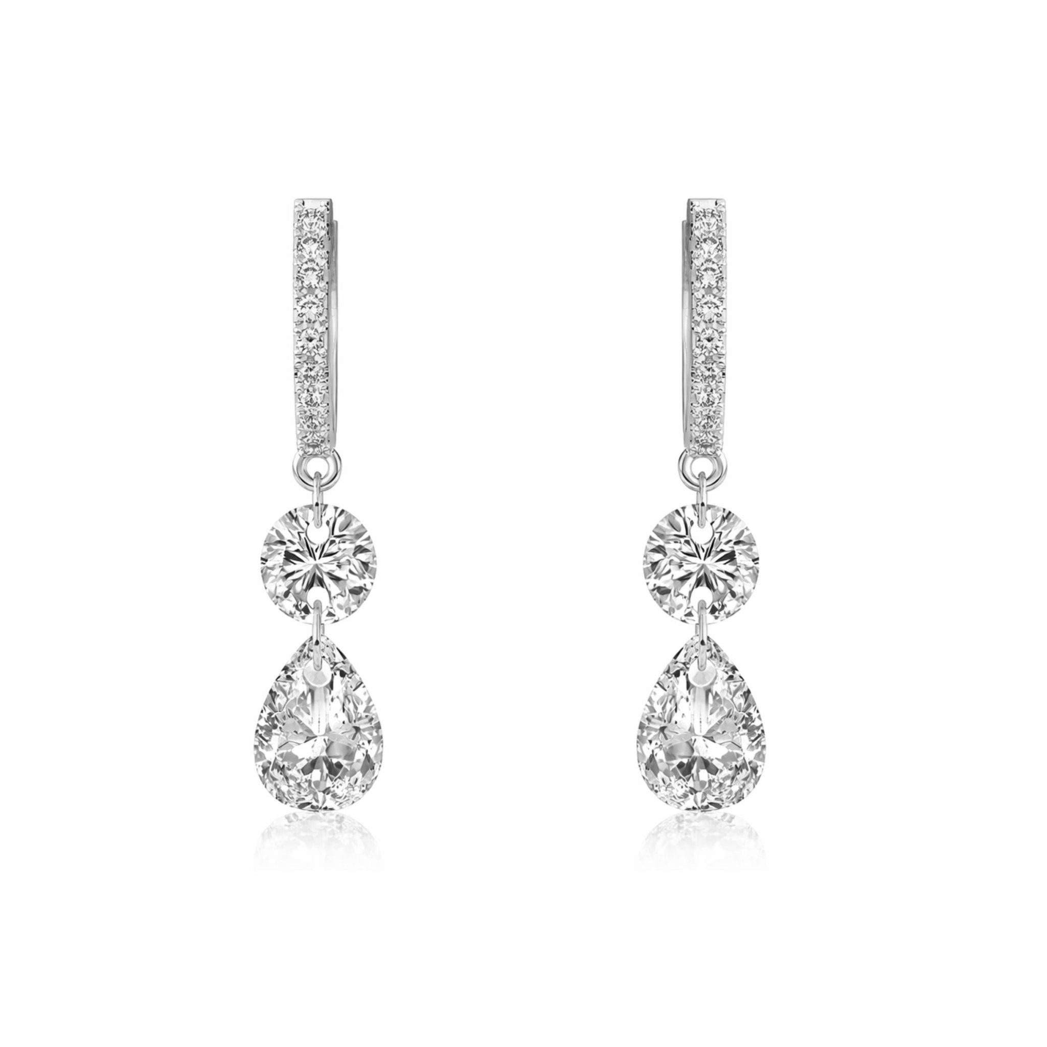MADISON EARRINGS - SILVER - BLINGZ