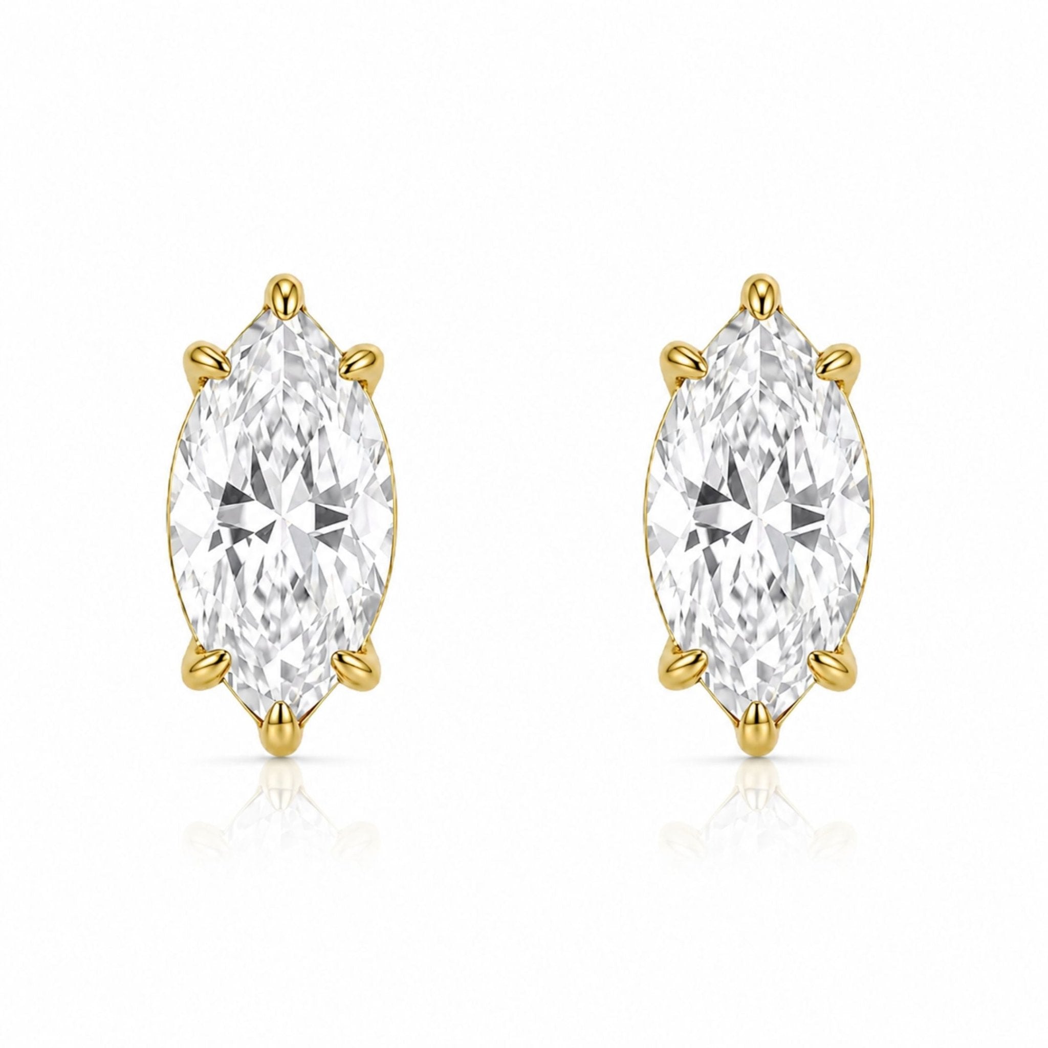 MARCIA STUDS - GOLD - BLINGZ