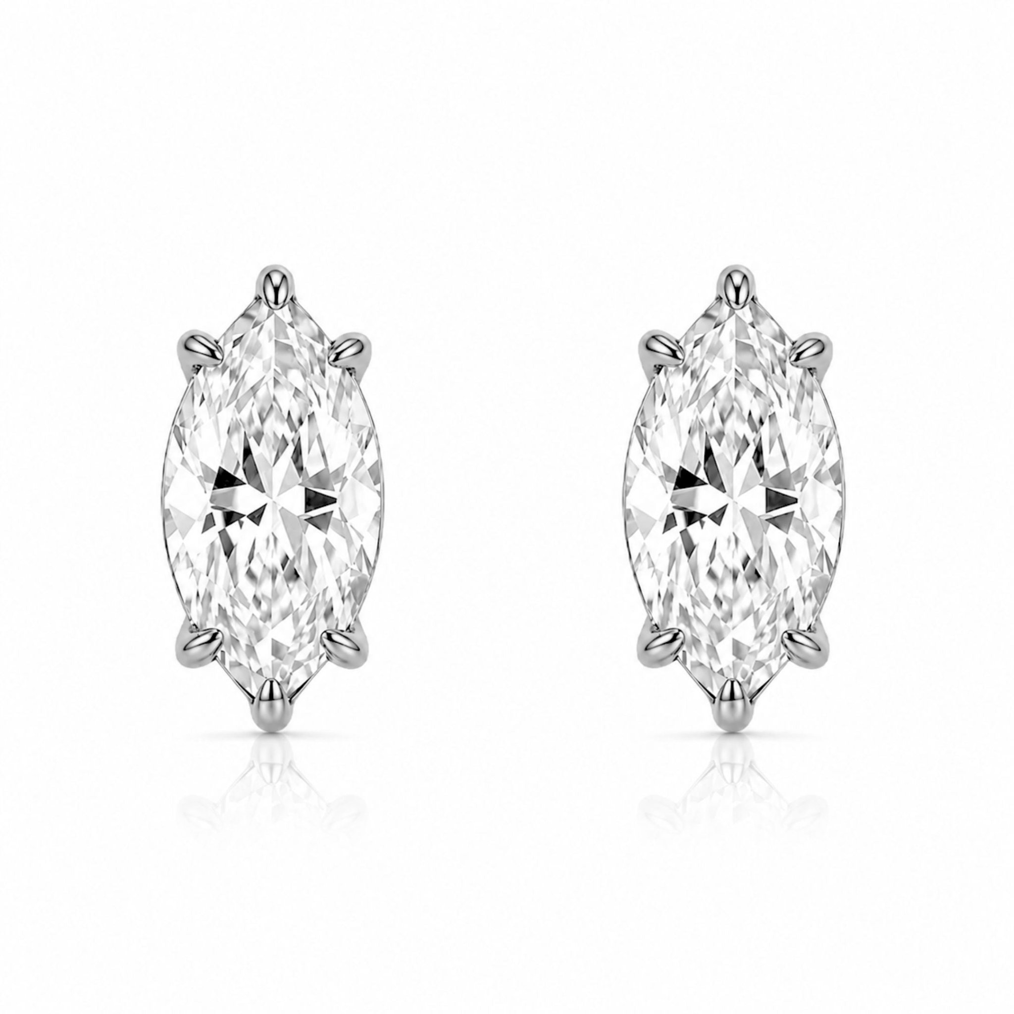 MARCIA STUDS - SILVER - BLINGZ