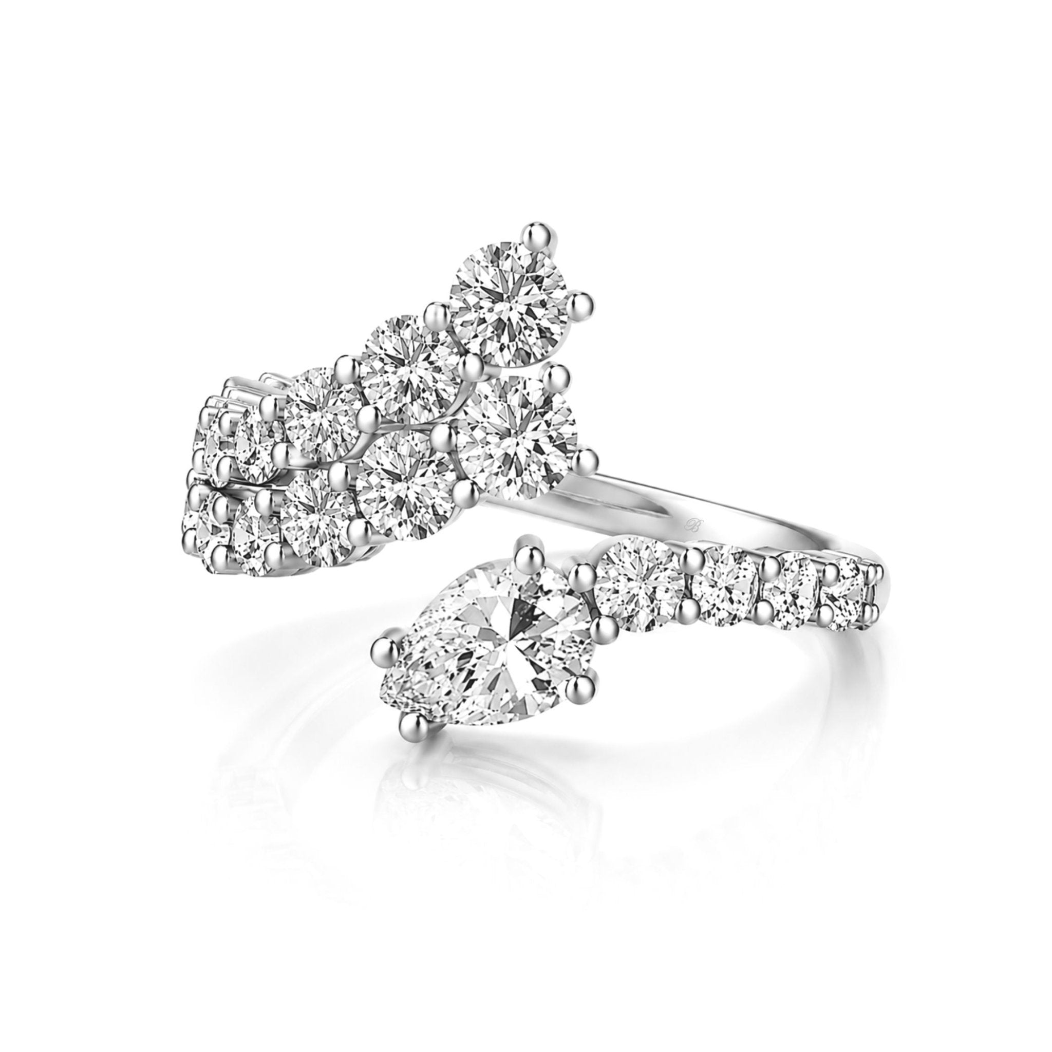 MELANIA RING - SILVER - BLINGZ