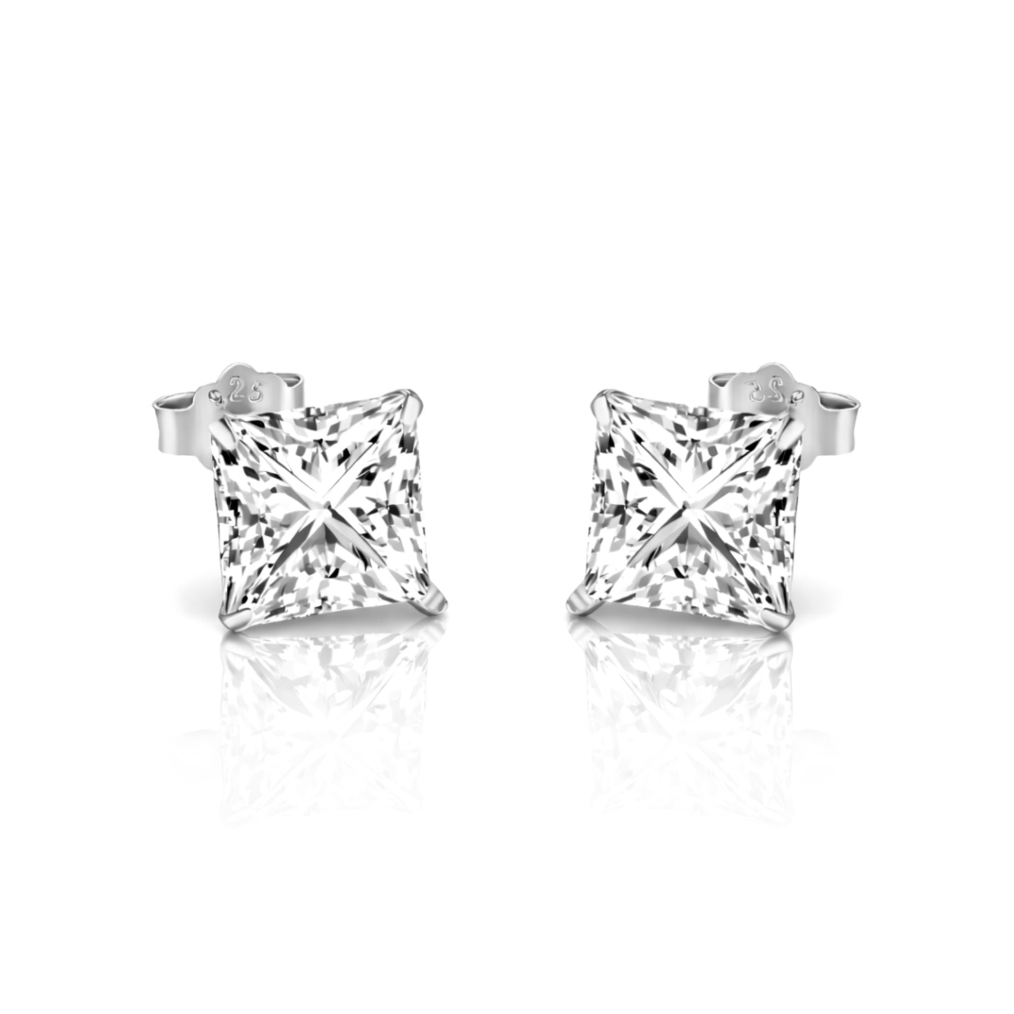 MIMI STUDS - SILVER - BLINGZ