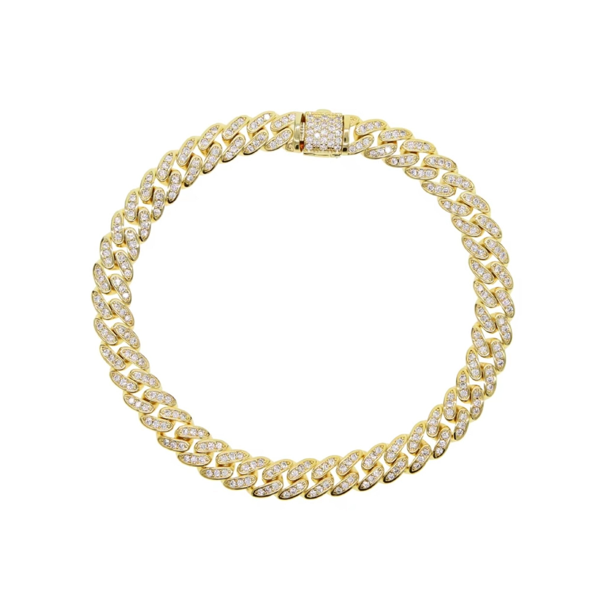 MINI CUBAN LINK BRACELET - GOLD (Samples) - BLINGZ