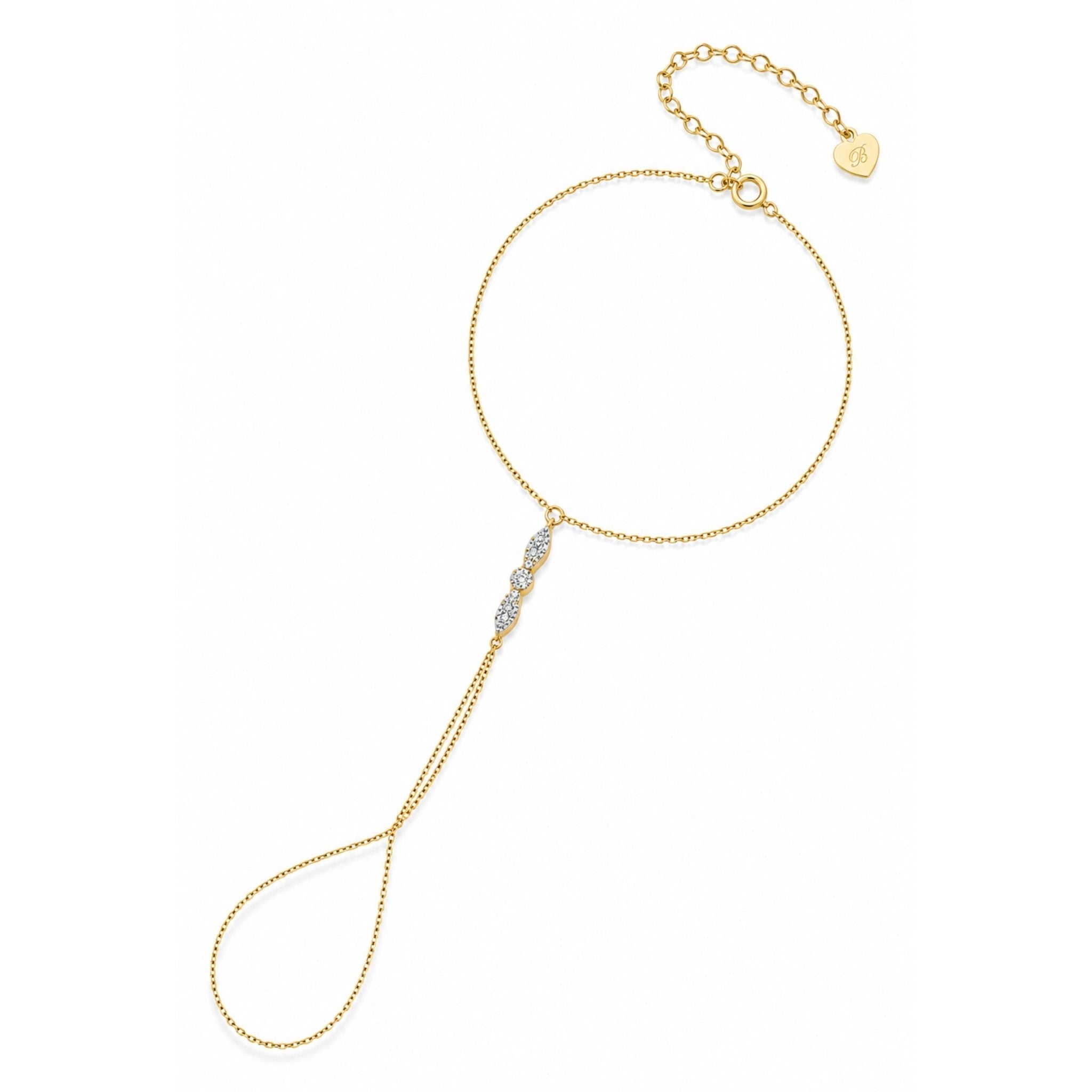 MIRA HAND CHAIN - GOLD - BLINGZ