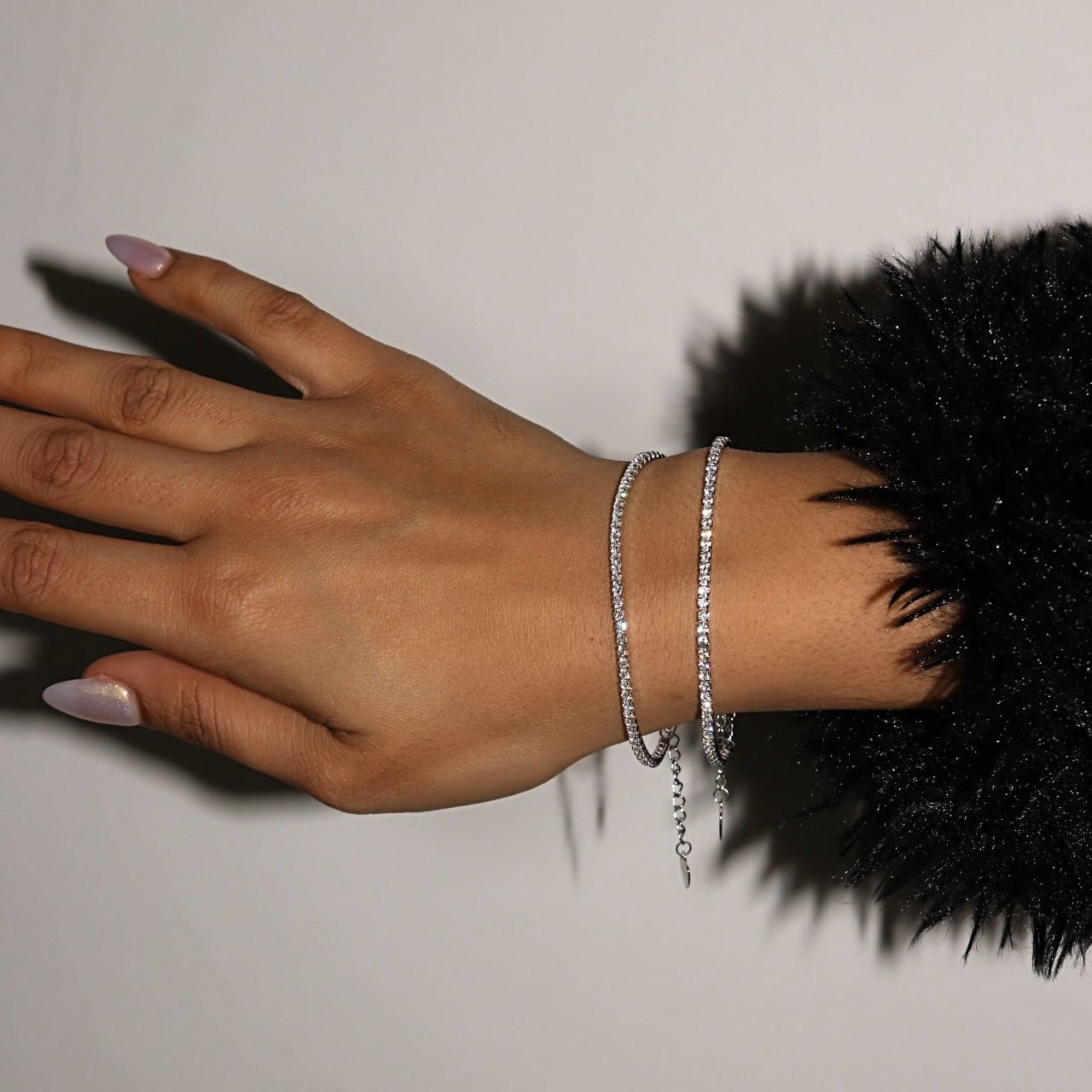 NADINE TENNIS BRACELET - SILVER - BLINGZ