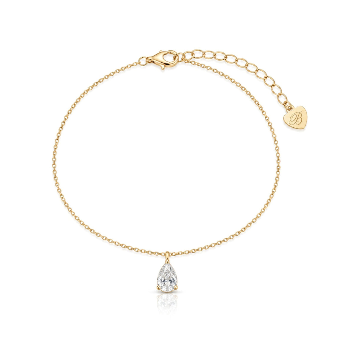 PETRA DROP ANKLET - GOLD (Pre-Order, Nov 13) - BLINGZ