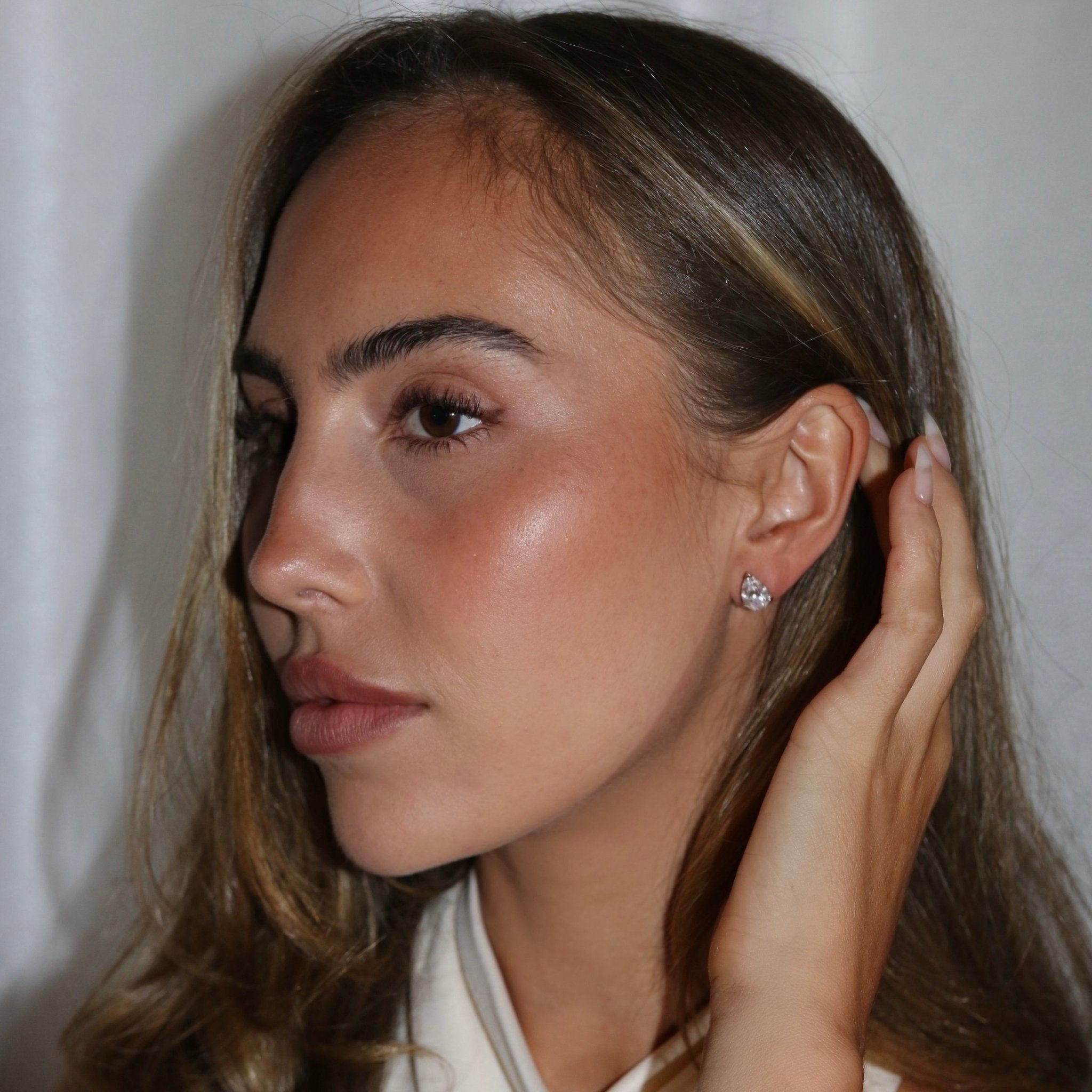 PETRA STUDS - SILVER - BLINGZ