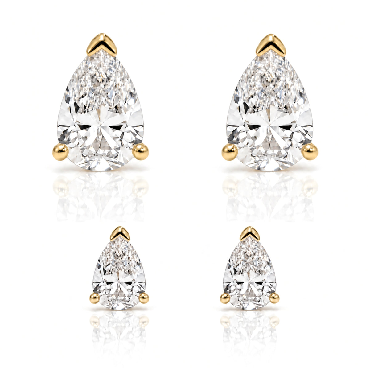 PETRA STUD SET - GOLD