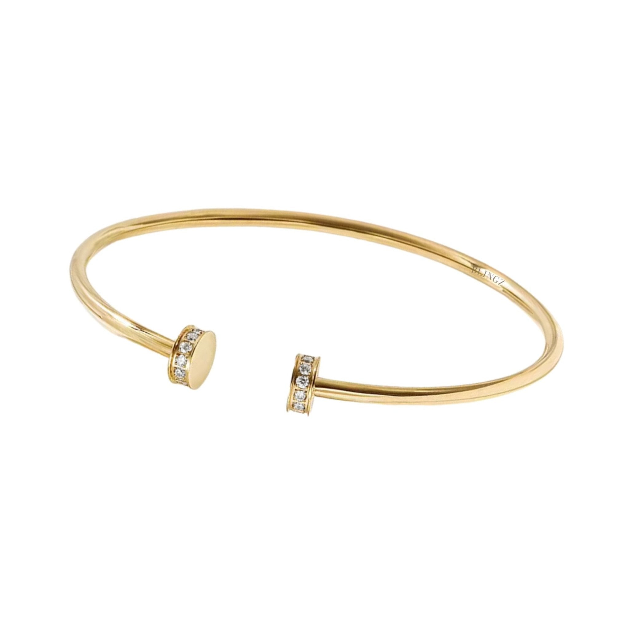 RAYE BANGLE - GOLD - BLINGZ