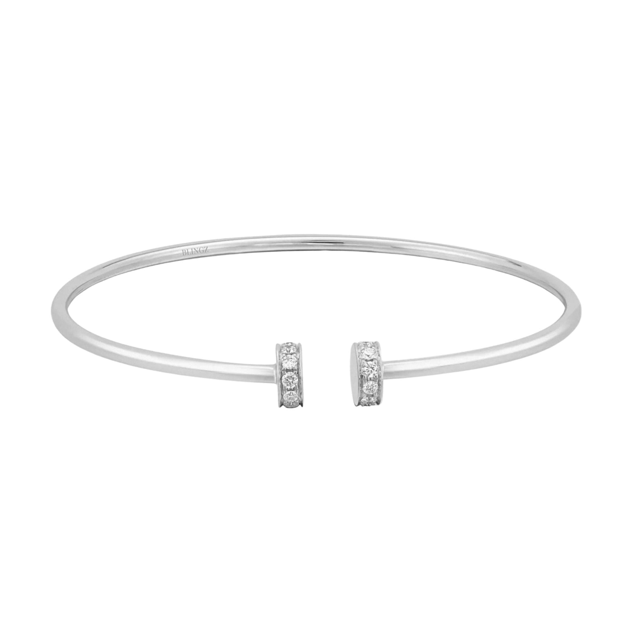 RAYE BANGLE - SILVER (SHIPS 7/3) - BLINGZ