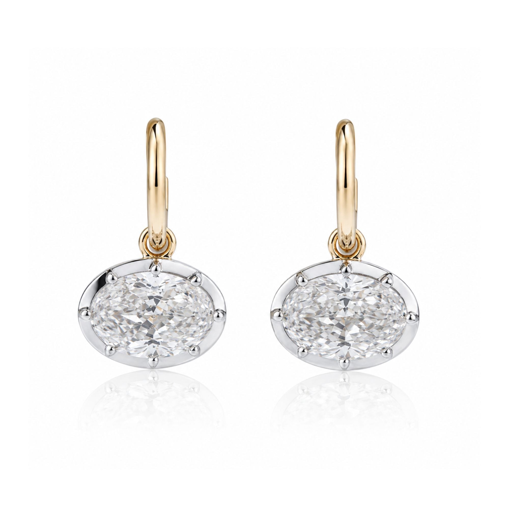 RHODE TWO TONE EARRINGS (Pre-Order, August 19) - BLINGZ