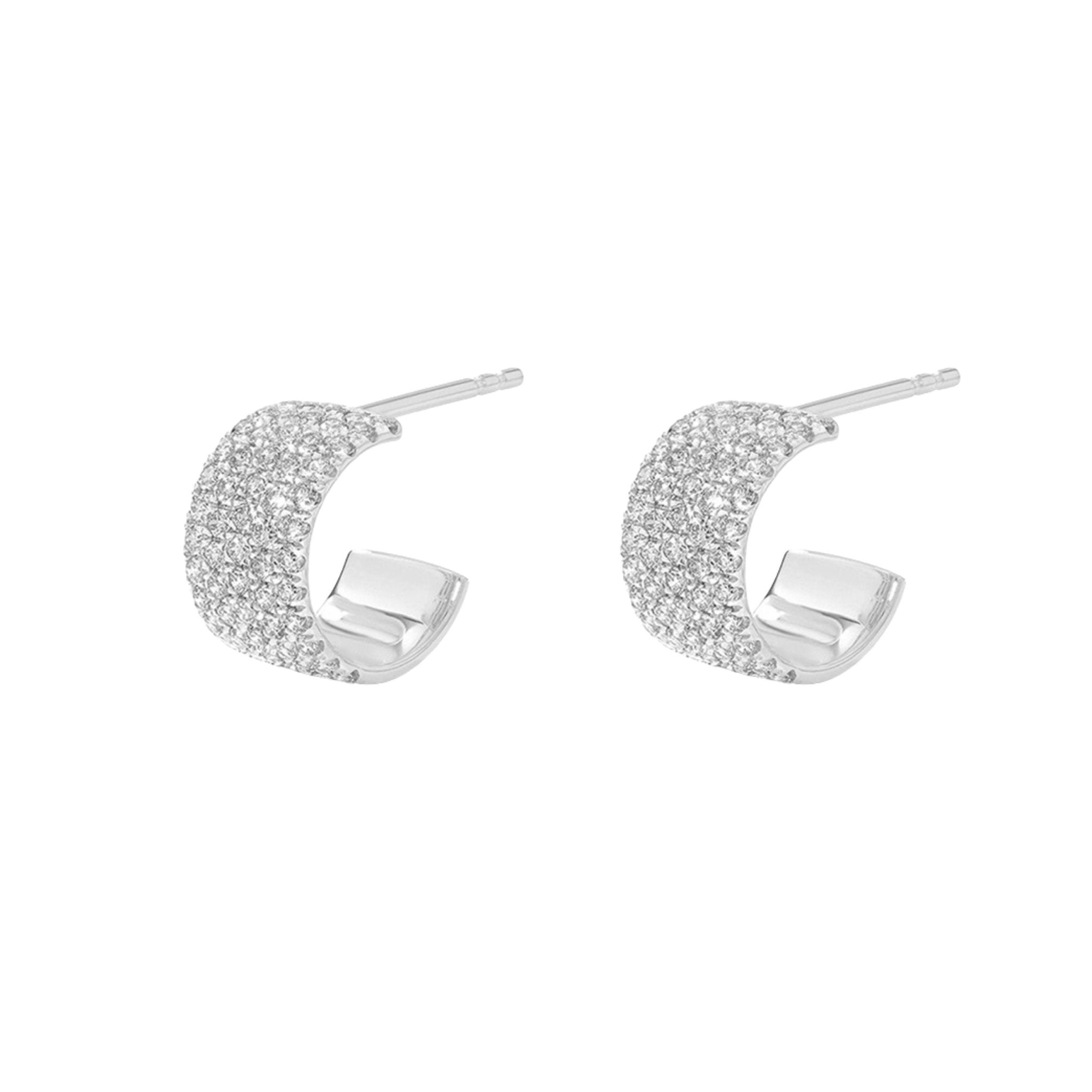 SABRINA MINI HOOPS - SILVER - BLINGZ