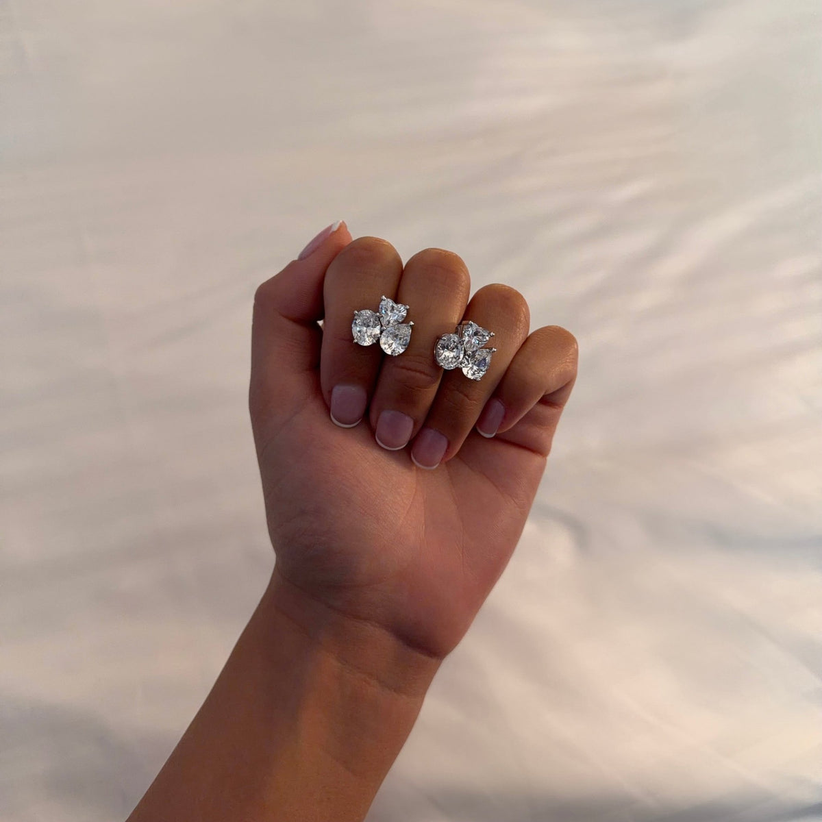 SAFIYAH STUDS - SILVER - BLINGZ