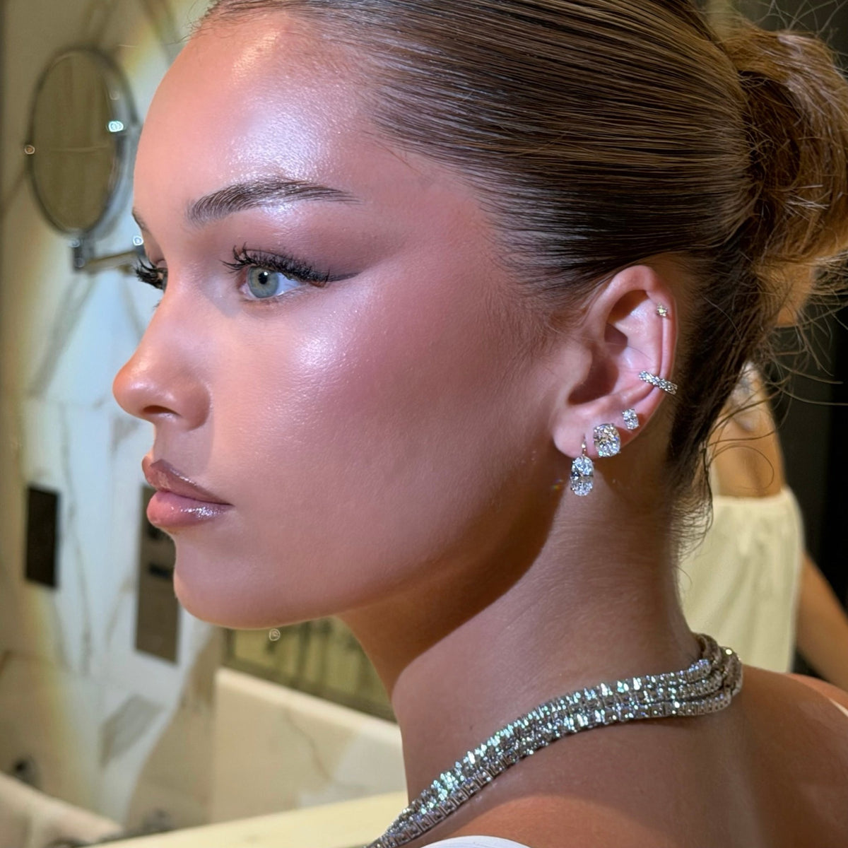 SAMANTHA EARRINGS - SILVER (Pre-Order, October 30) - BLINGZ