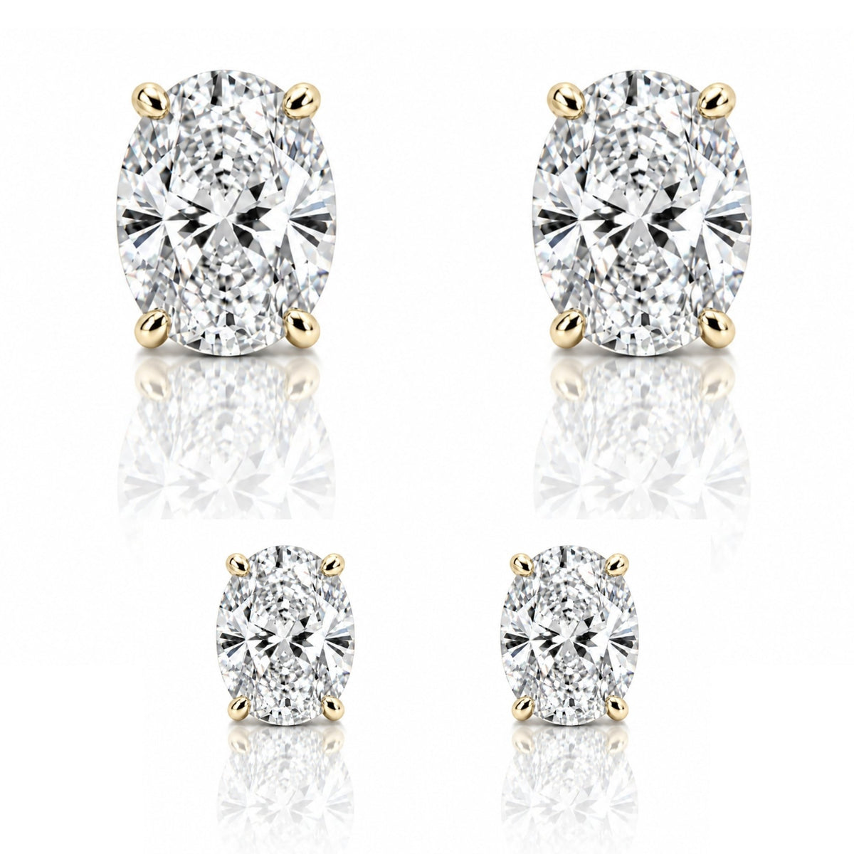 SARA STUD SET - GOLD - BLINGZ