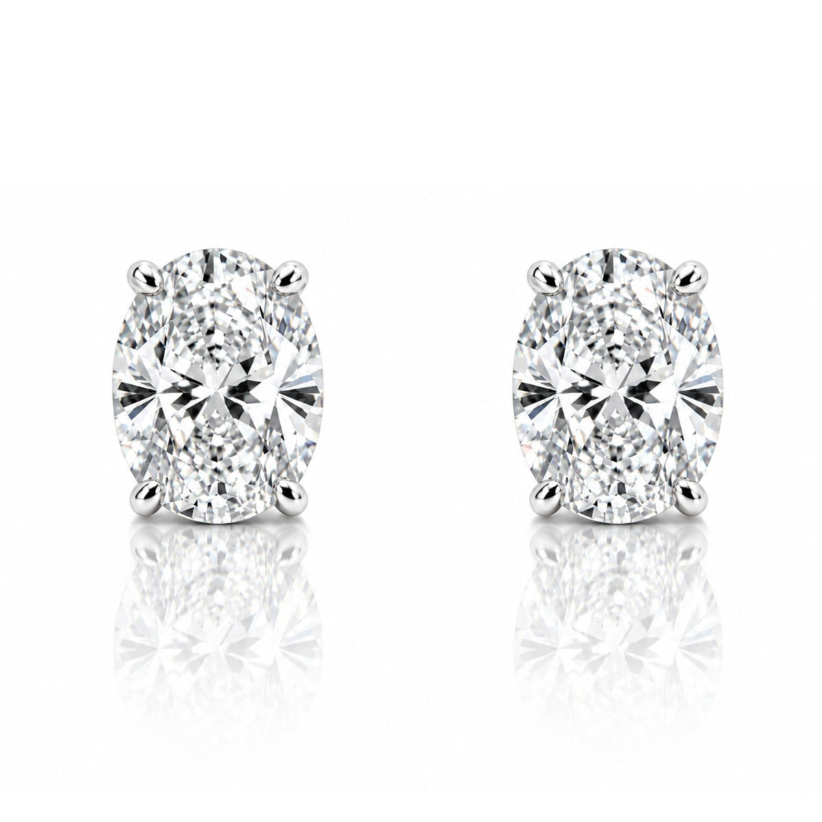 SARA STUDS - SILVER - BLINGZ