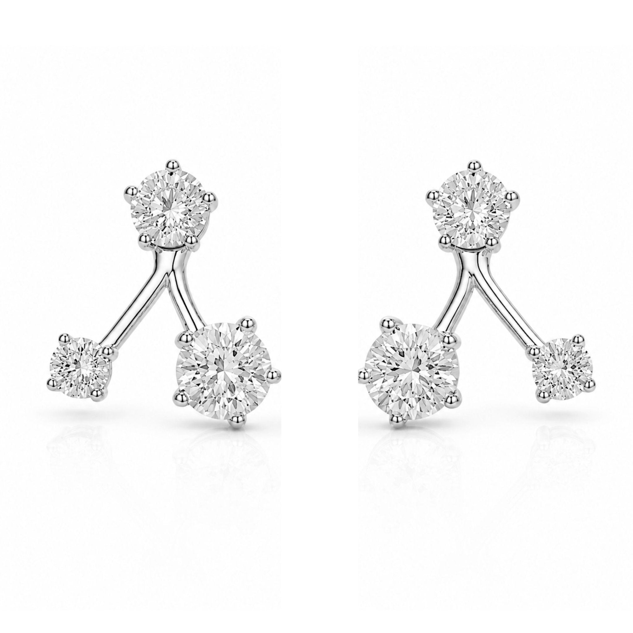 SASHA EARRINGS - SILVER - BLINGZ