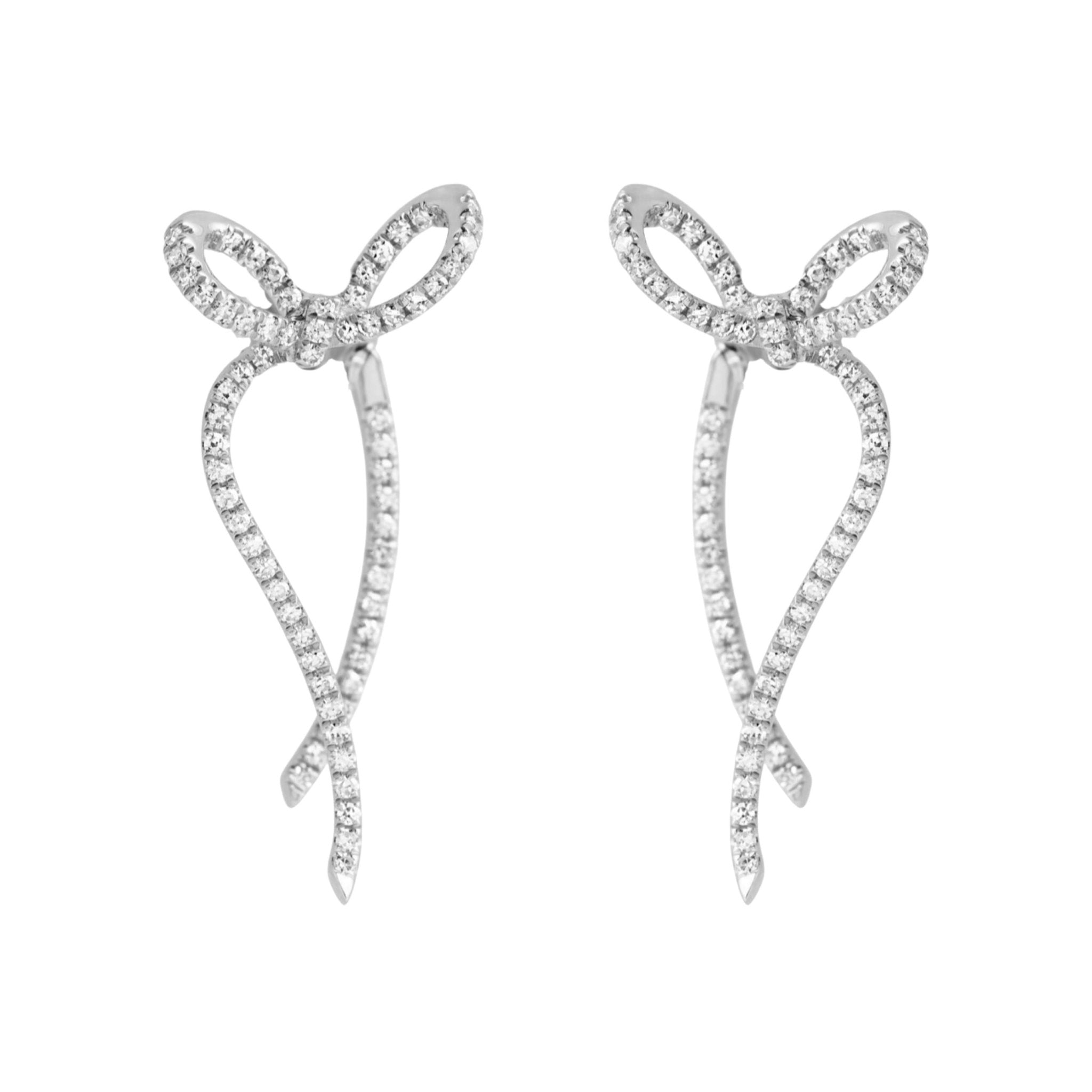 SASKIA EARRINGS - SILVER - BLINGZ