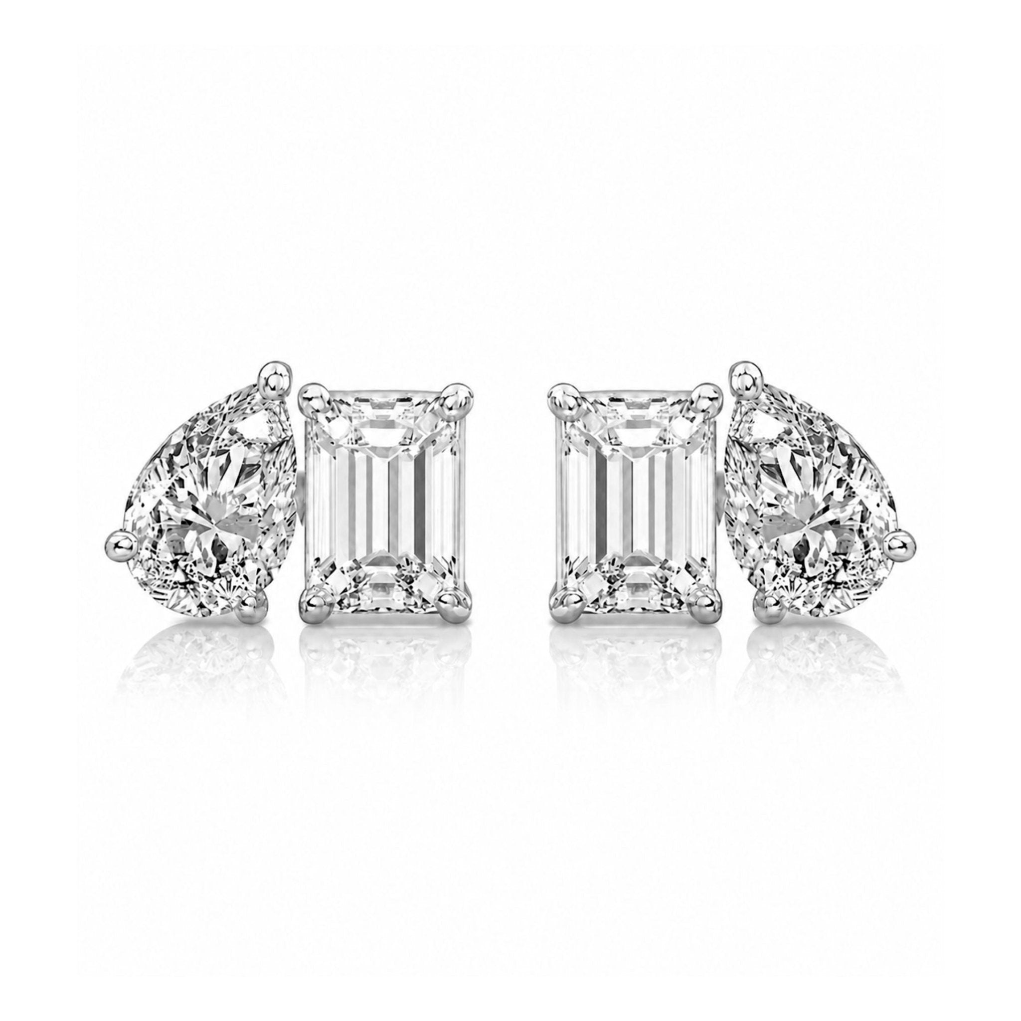 SESTRA STUDS - SILVER - BLINGZ