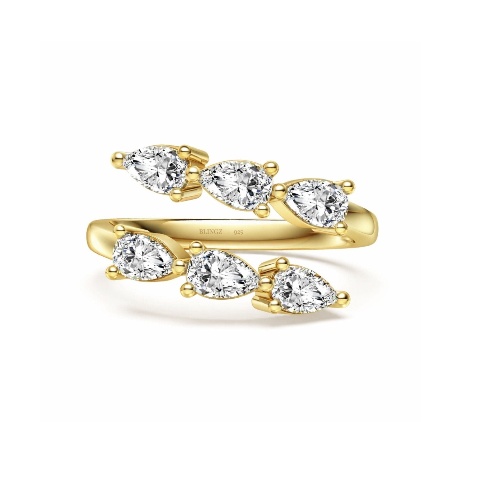 SIMONA RING - GOLD - BLINGZ