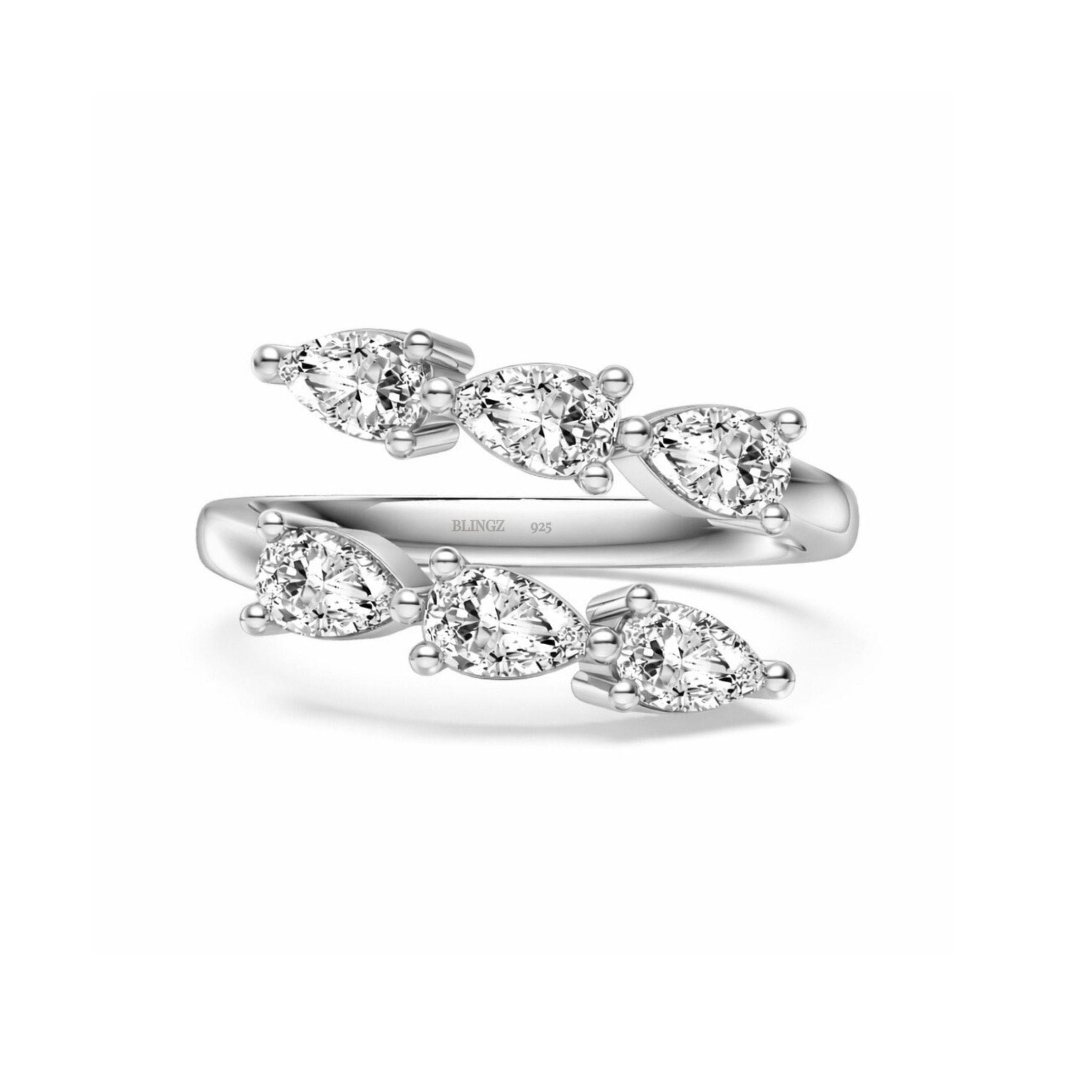 SIMONA RING - SILVER - BLINGZ