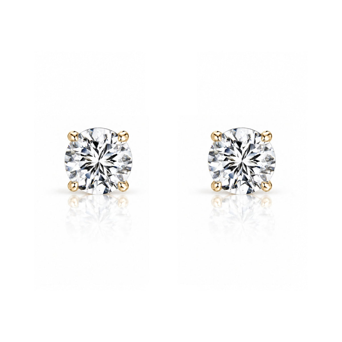 STASIJA 0.5CT STUDS - GOLD - BLINGZ