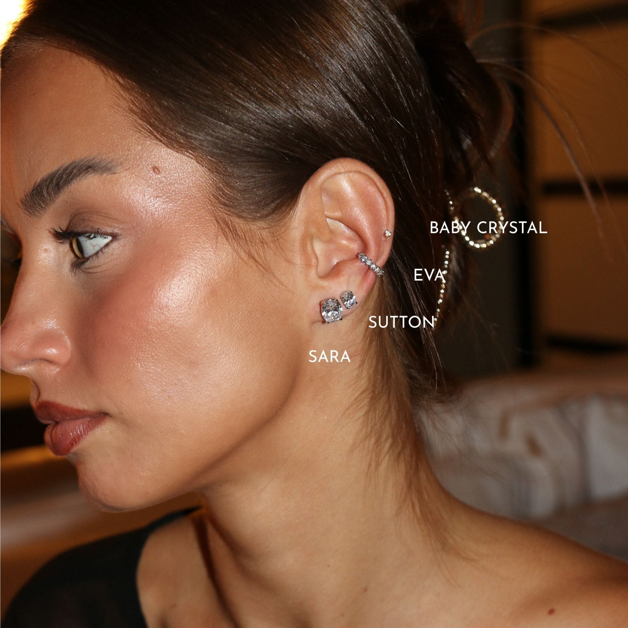 SUTTON STUDS - SILVER (SHIP APRIL 8) - BLINGZ