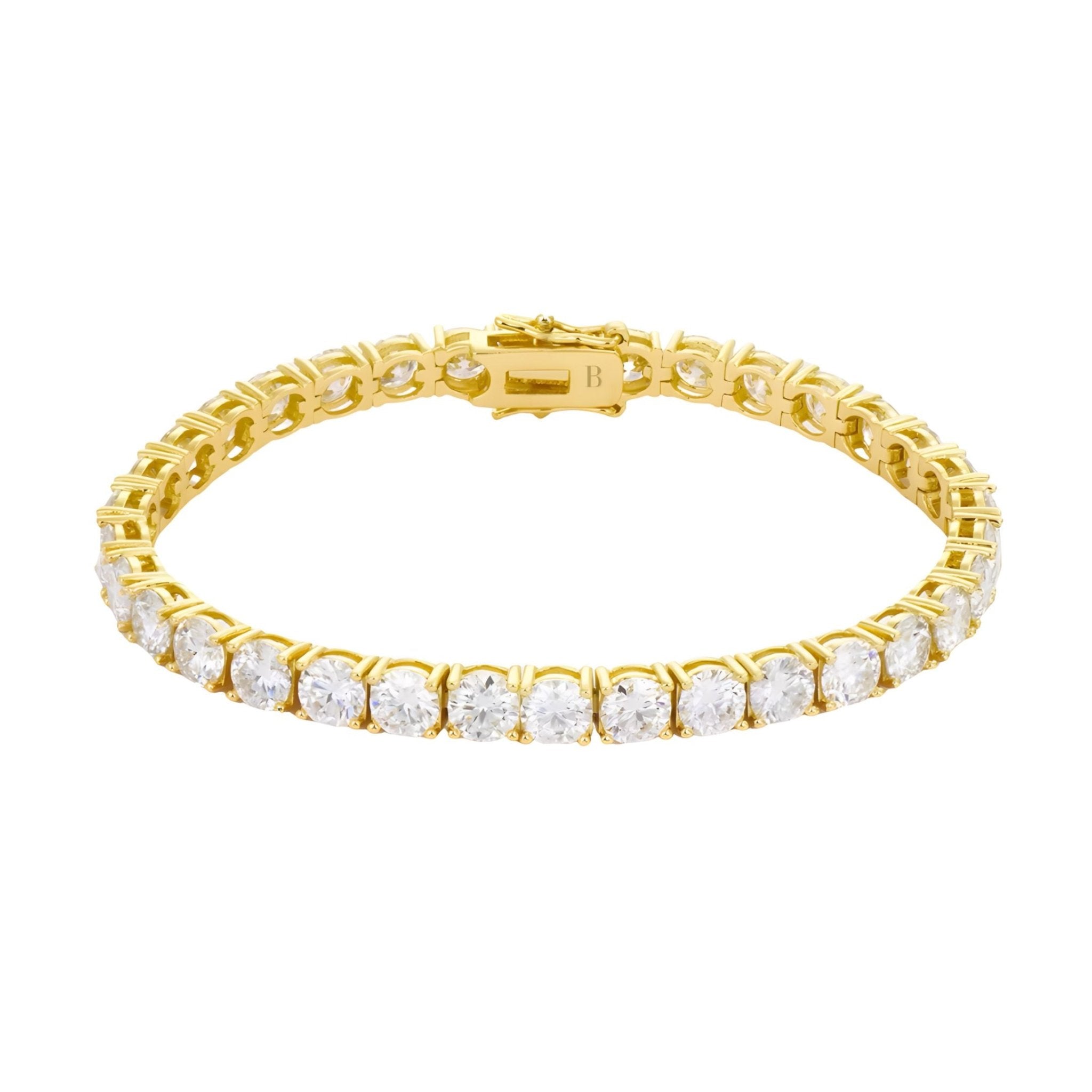 TATIANA TENNIS BRACELET - GOLD - BLINGZ