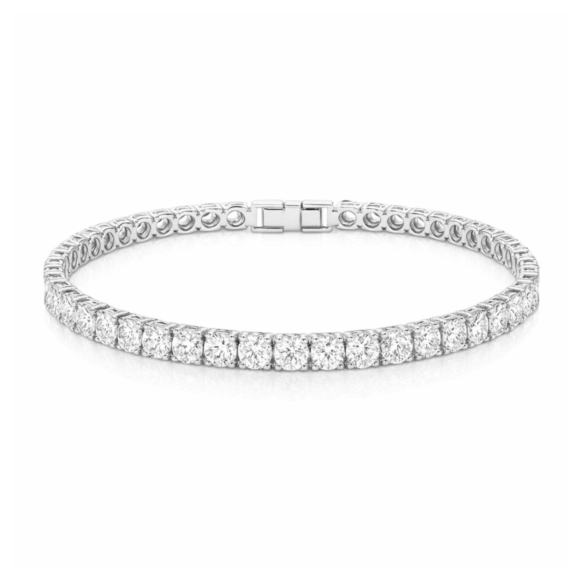 TATIANA TENNIS BRACELET - SILVER - BLINGZ