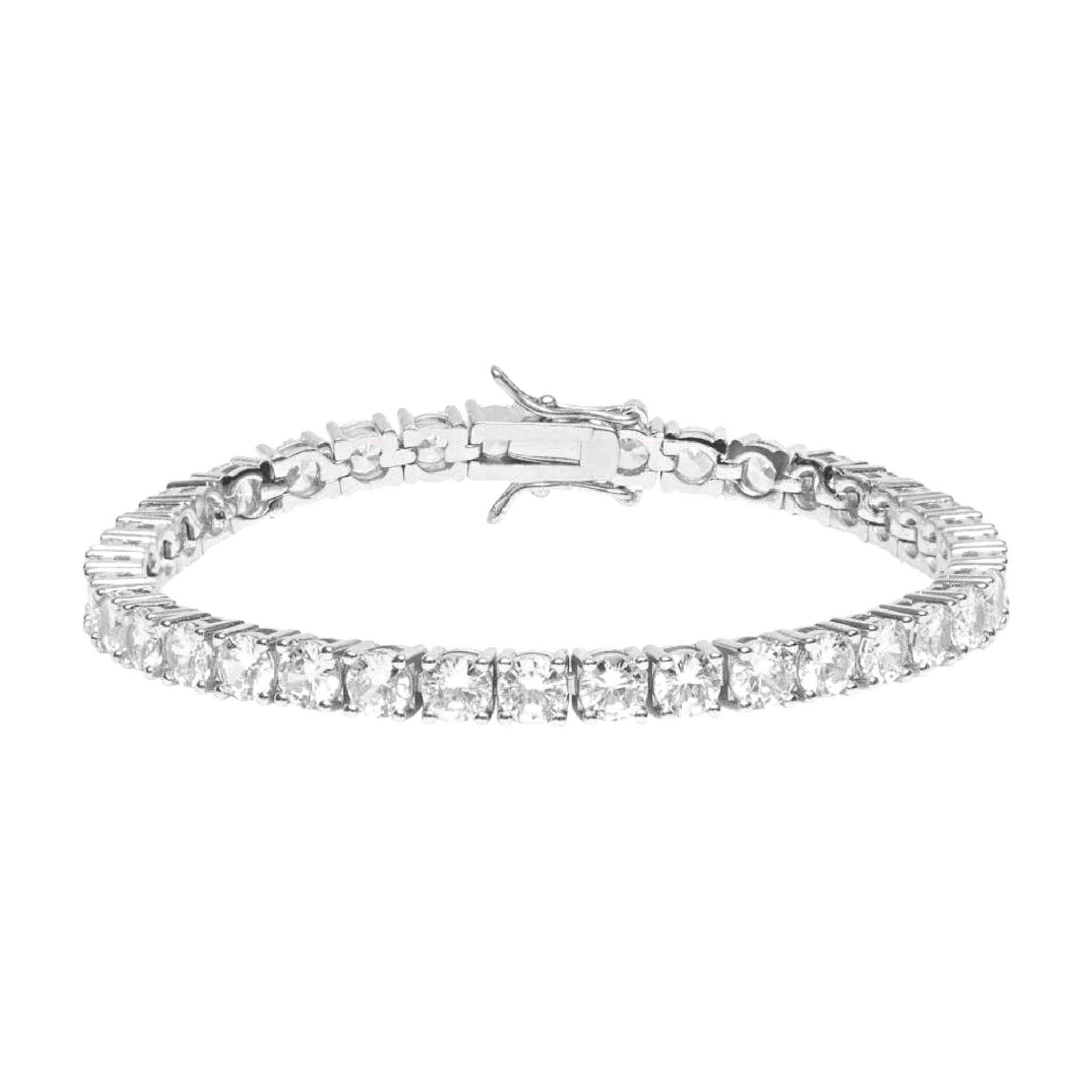 TATIANA TENNIS BRACELET - SILVER - BLINGZ