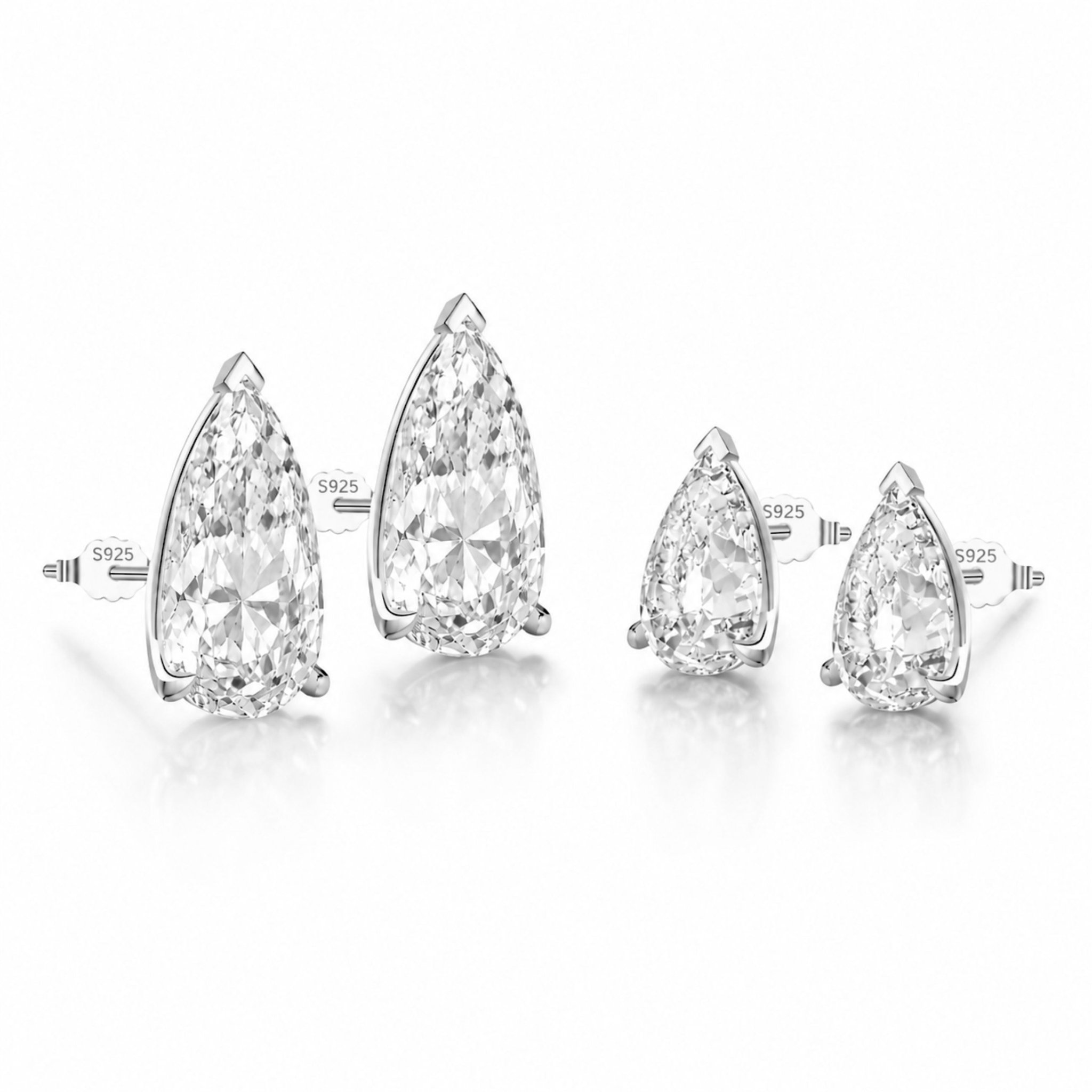 THE PERFECT PEARS SET - SILVER - BLINGZ