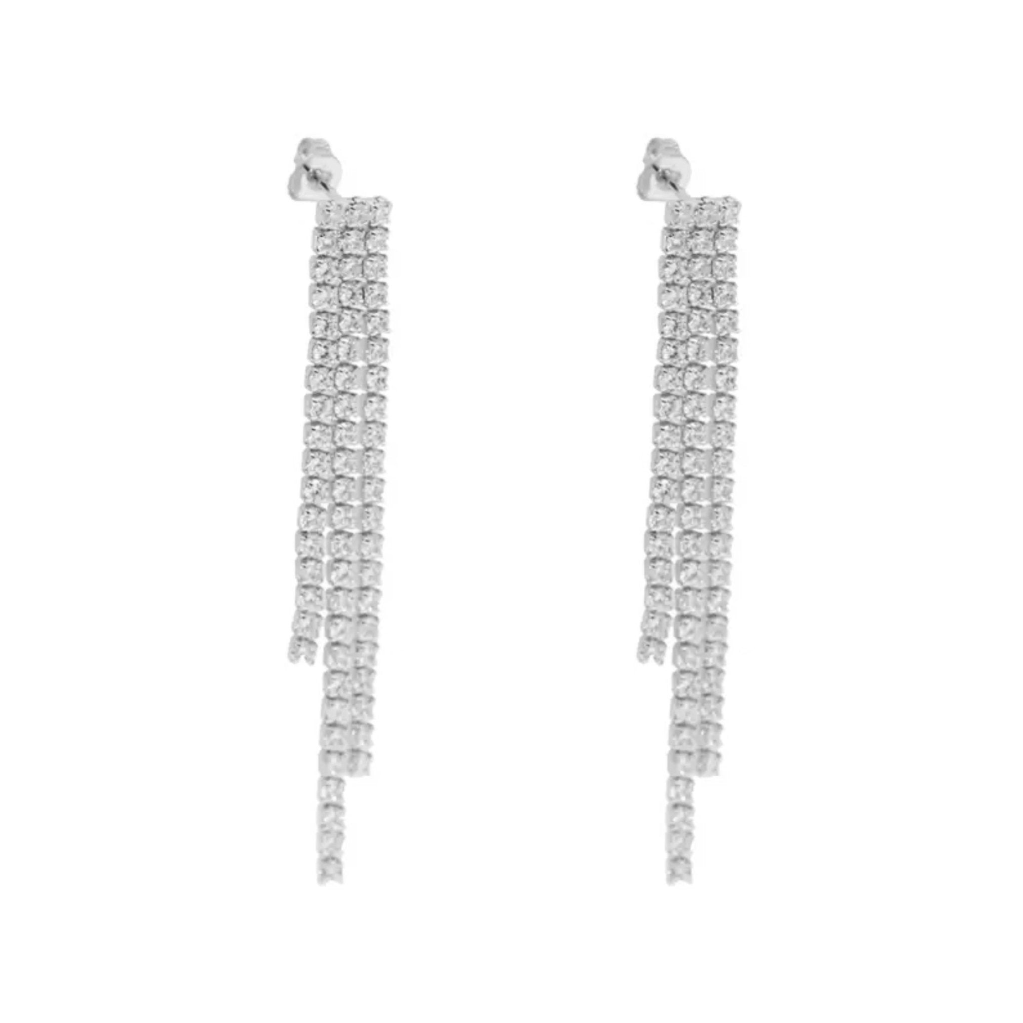 TIFFANY EARRINGS - SILVER - BLINGZ