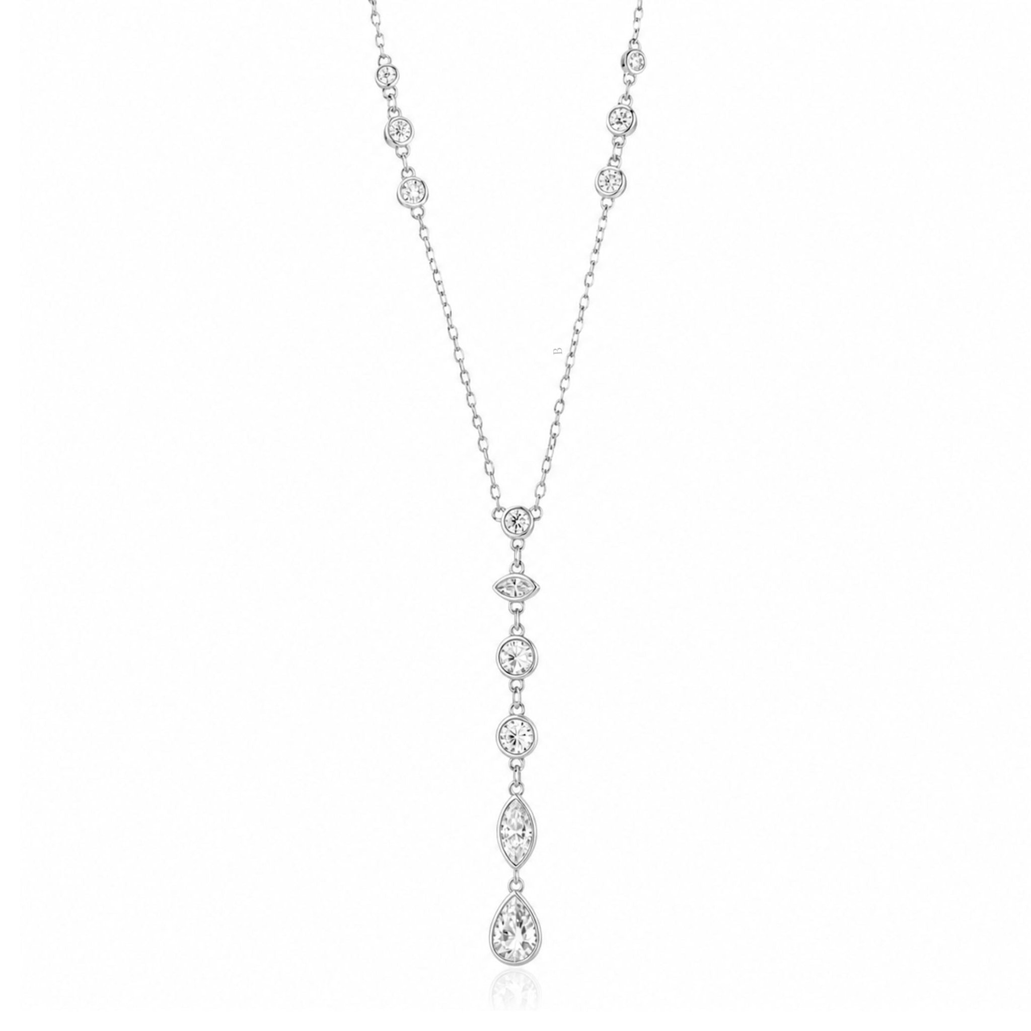 TYLA NECKLACE - SILVER - BLINGZ