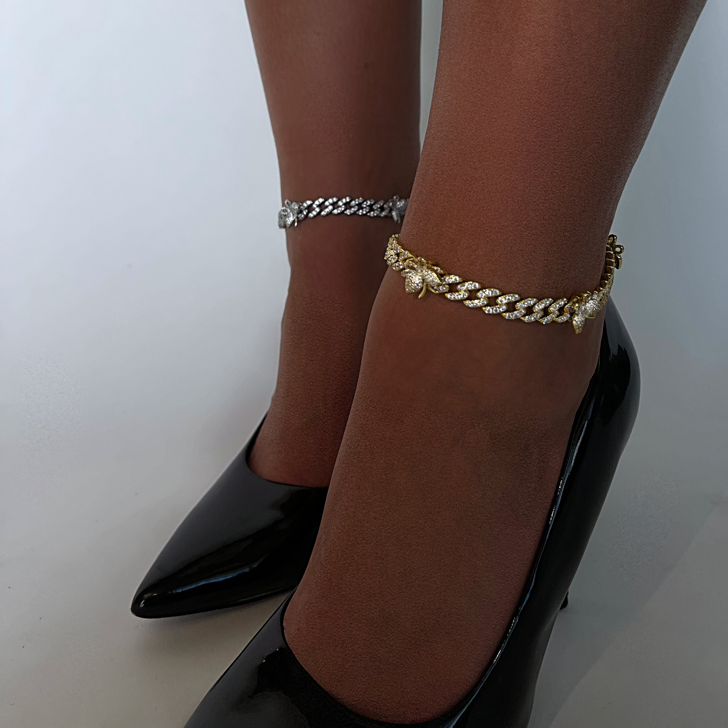 Butterfly anklet deals gold
